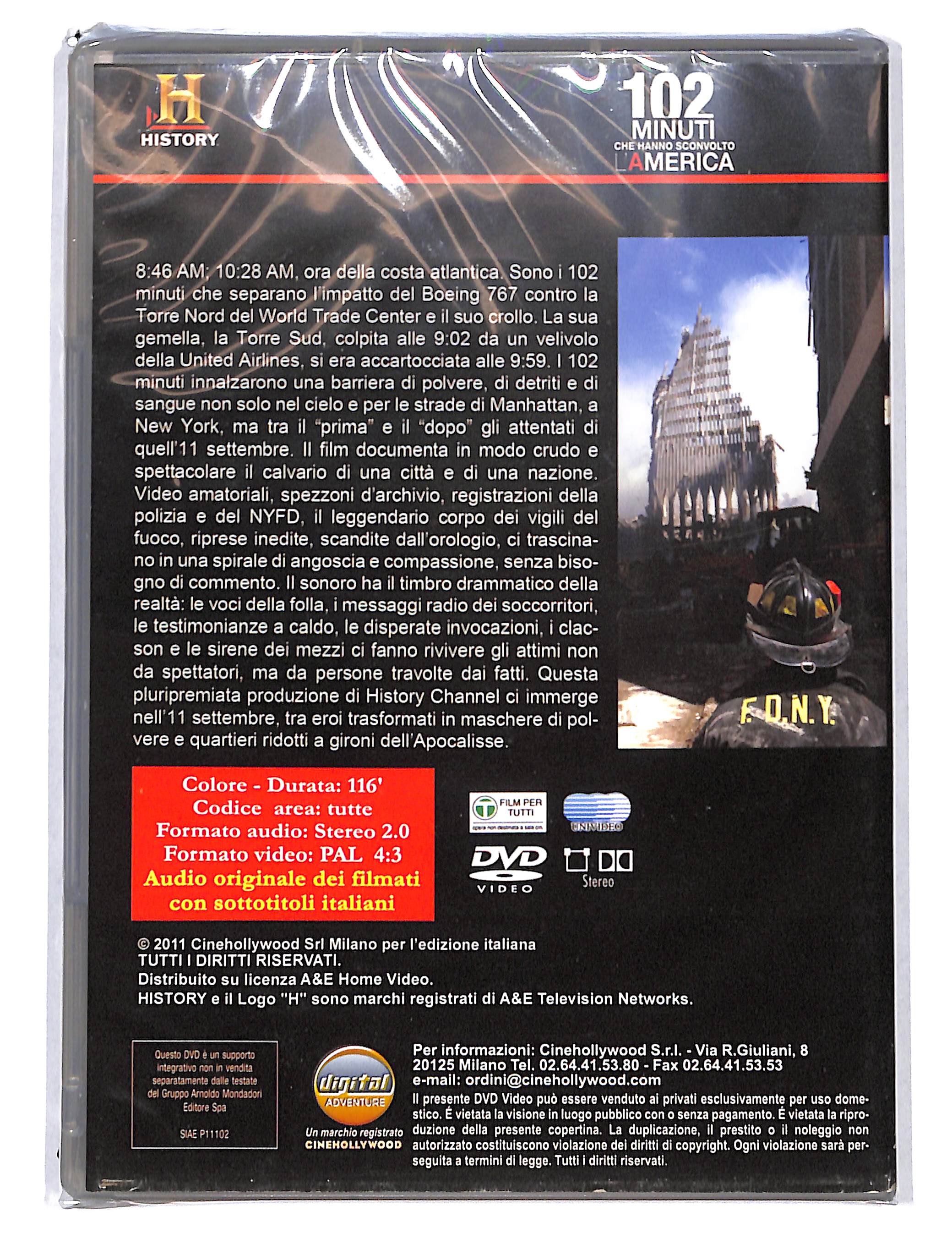 EBOND 102 minuti che hanno sconvolto l'America EDITORIALE DVD DB753804 - Image 2