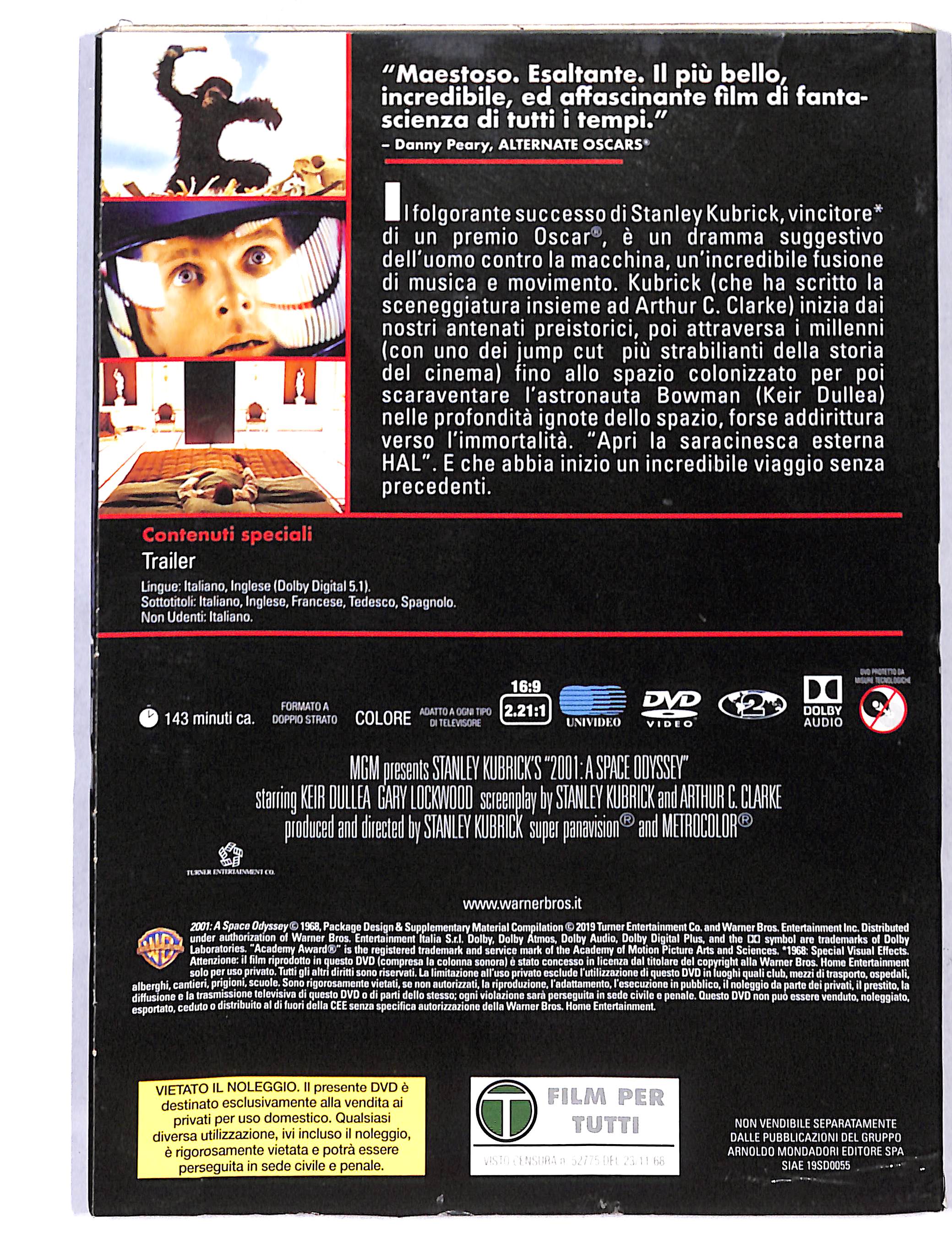 EBOND 2001 odissea nello spazio EDITORIALE DVD DB728406 - Image 2