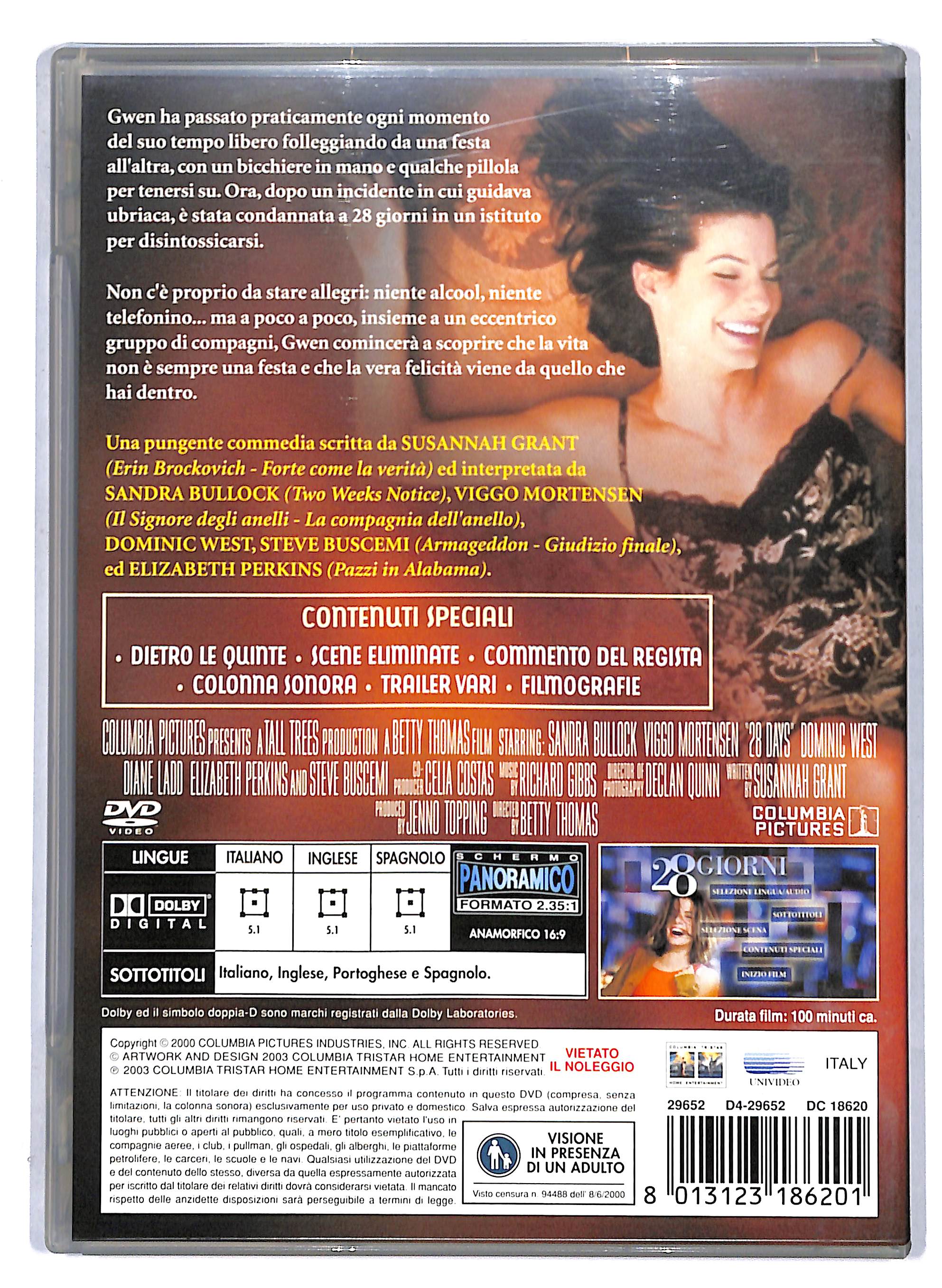 EBOND 28 giorni con Sandra Bullock DVD DB719411 - Image 2