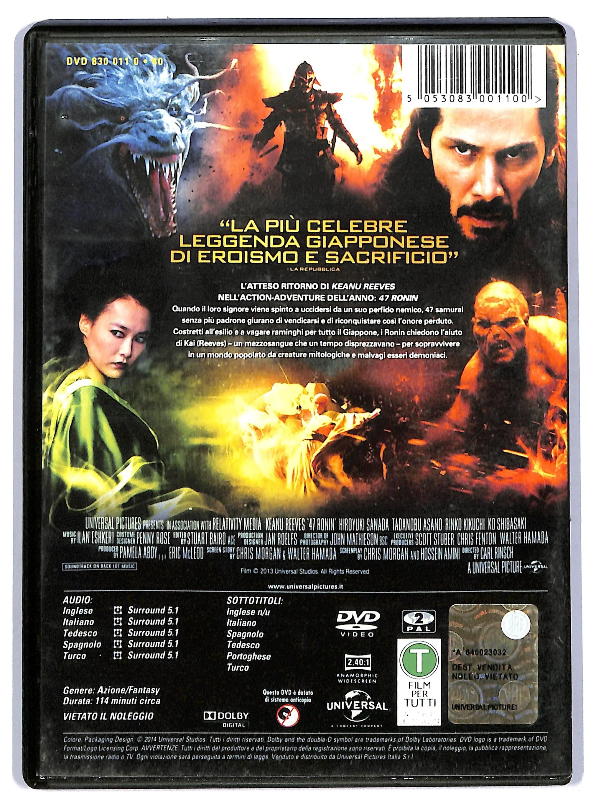 EBOND 47 Ronin NOLEGGIO DVD DB720116 - Image 2