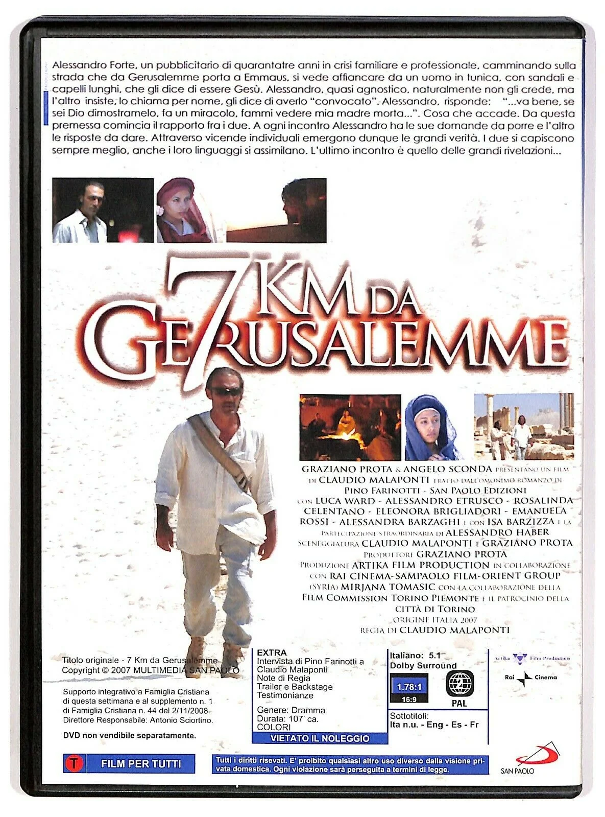 EBOND 7 Km Da Gerusalemme Di Claudio Malaponti Editoriale DVD DB699635 - Image 2