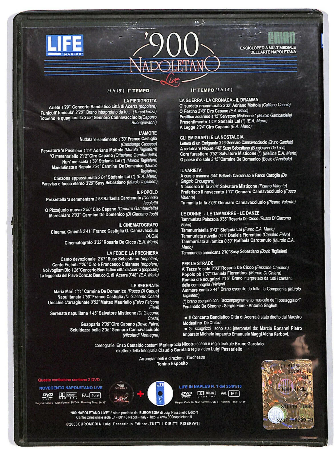 EBOND 900 Napoletano Live Editoriale DVD DB713101 - Image 2