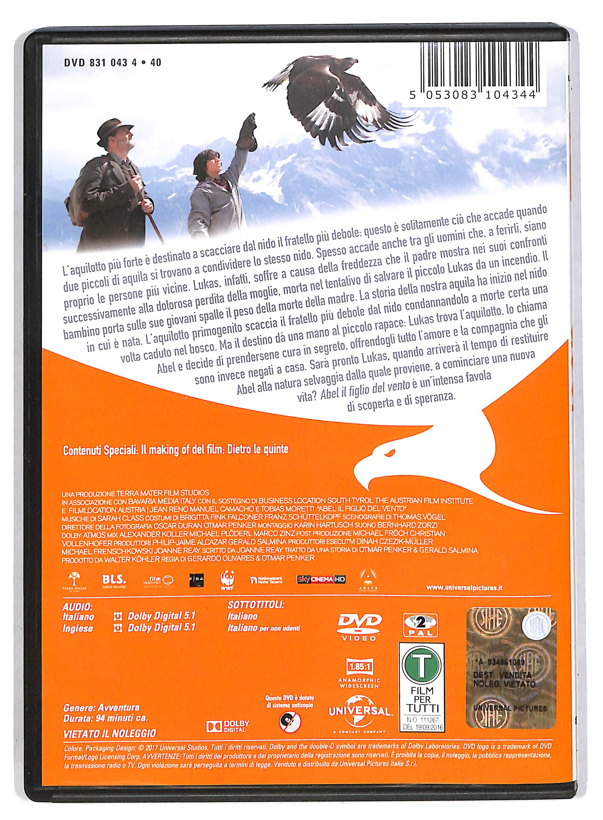 EBOND Abel - Il figlio del vento NOLEGGIO DVD DB746308 - Image 2