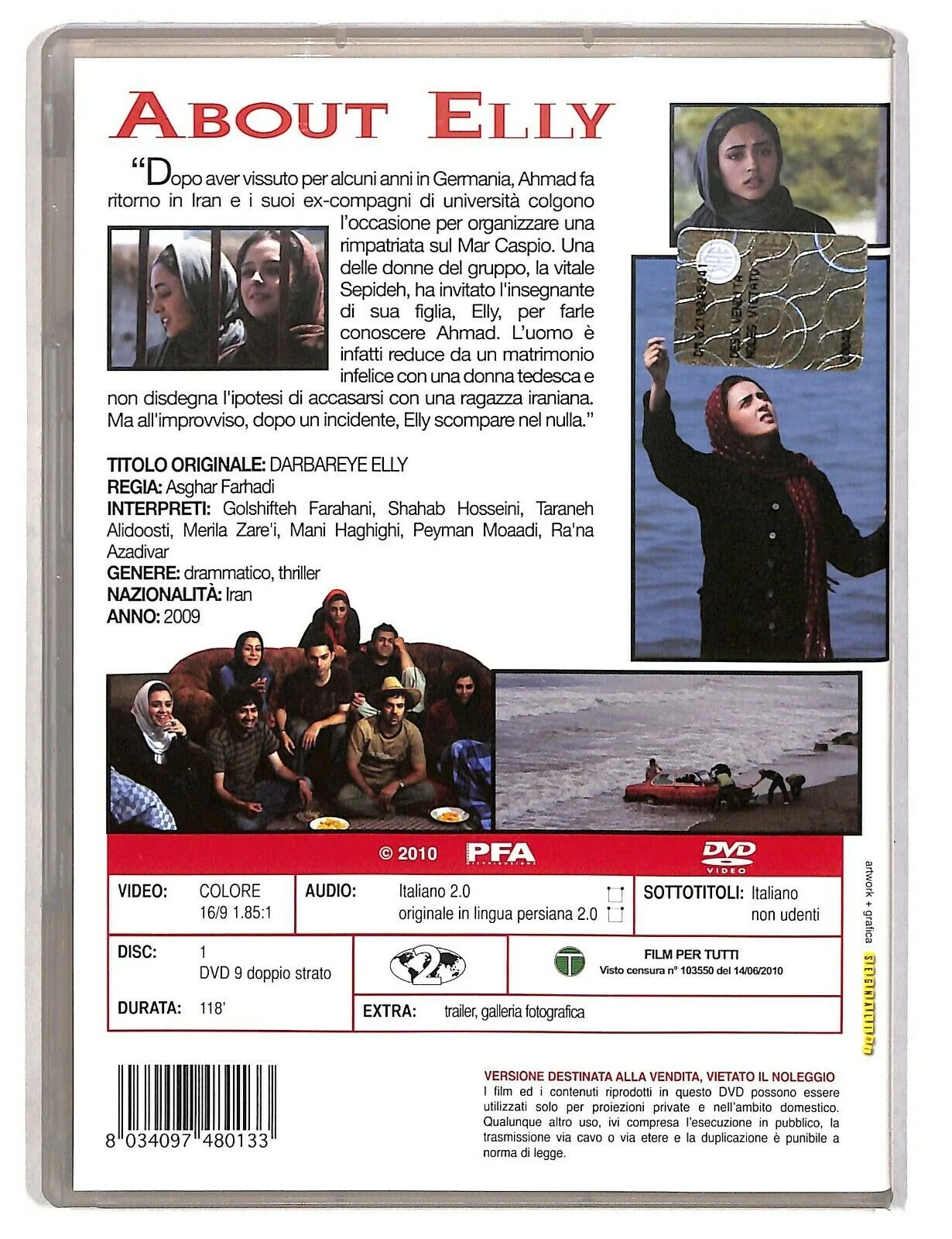 EBOND About Elly. A Proposito Di Elly Di Asghar Farhadi DVD DB733634 - Image 2