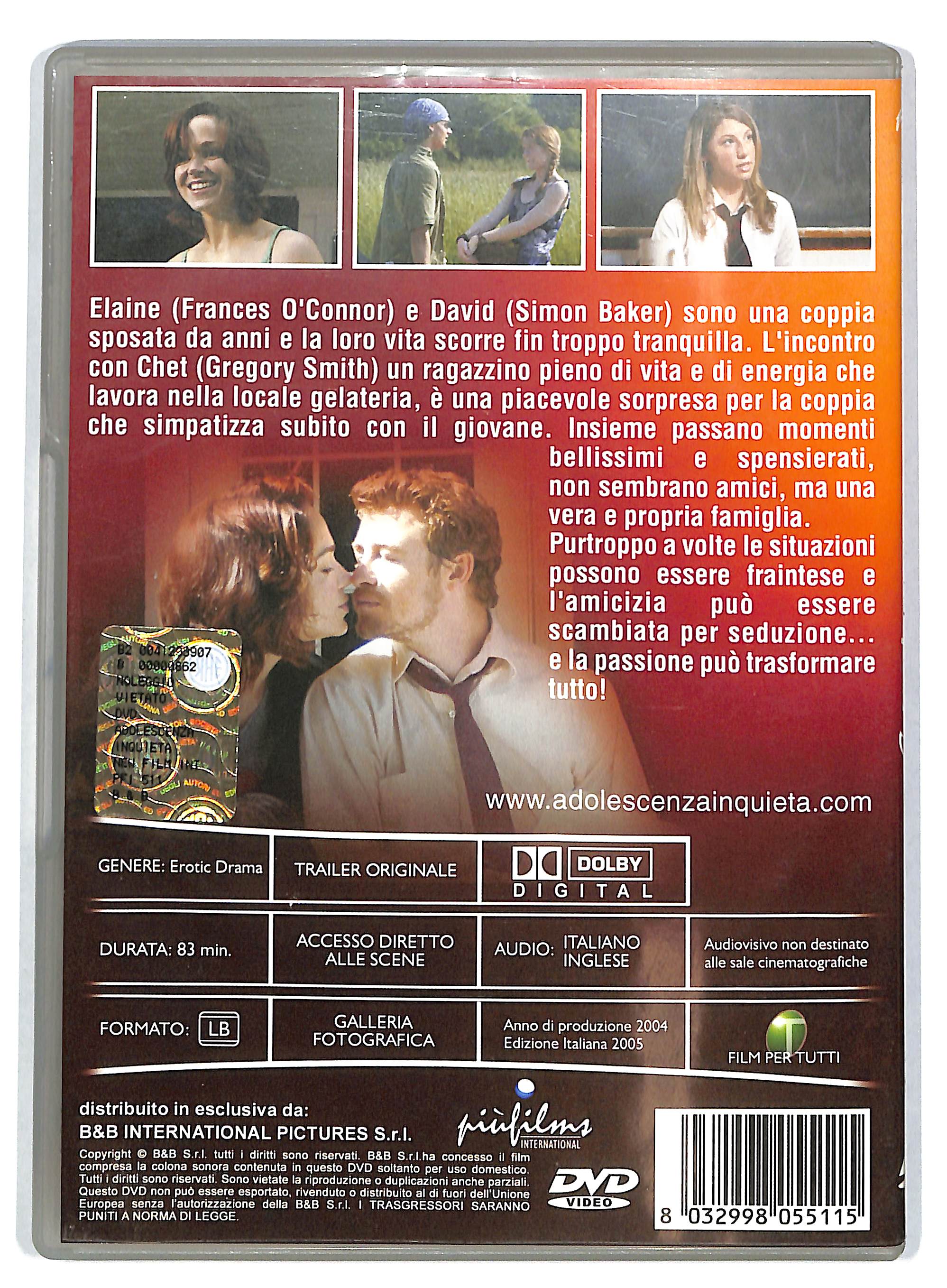 EBOND Adolescenza inquieta DVD DB693855 - Image 2