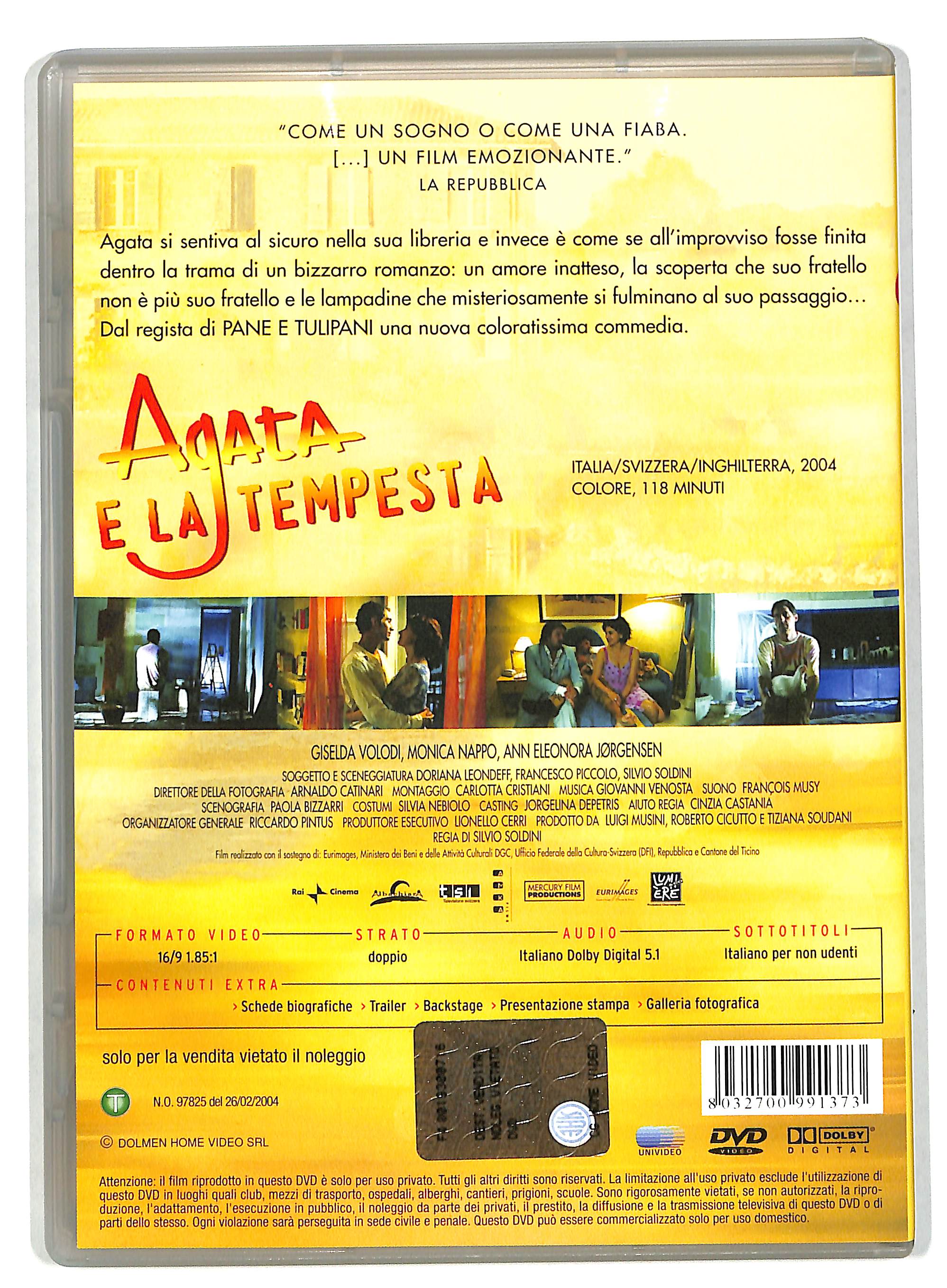 EBOND Agata e la tempesta NOLEGGIO DVD DB756834 - Image 2