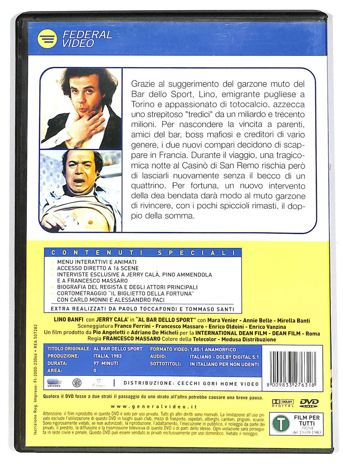 EBOND Al Bar Dello Sport DVD DB691728 - Image 2