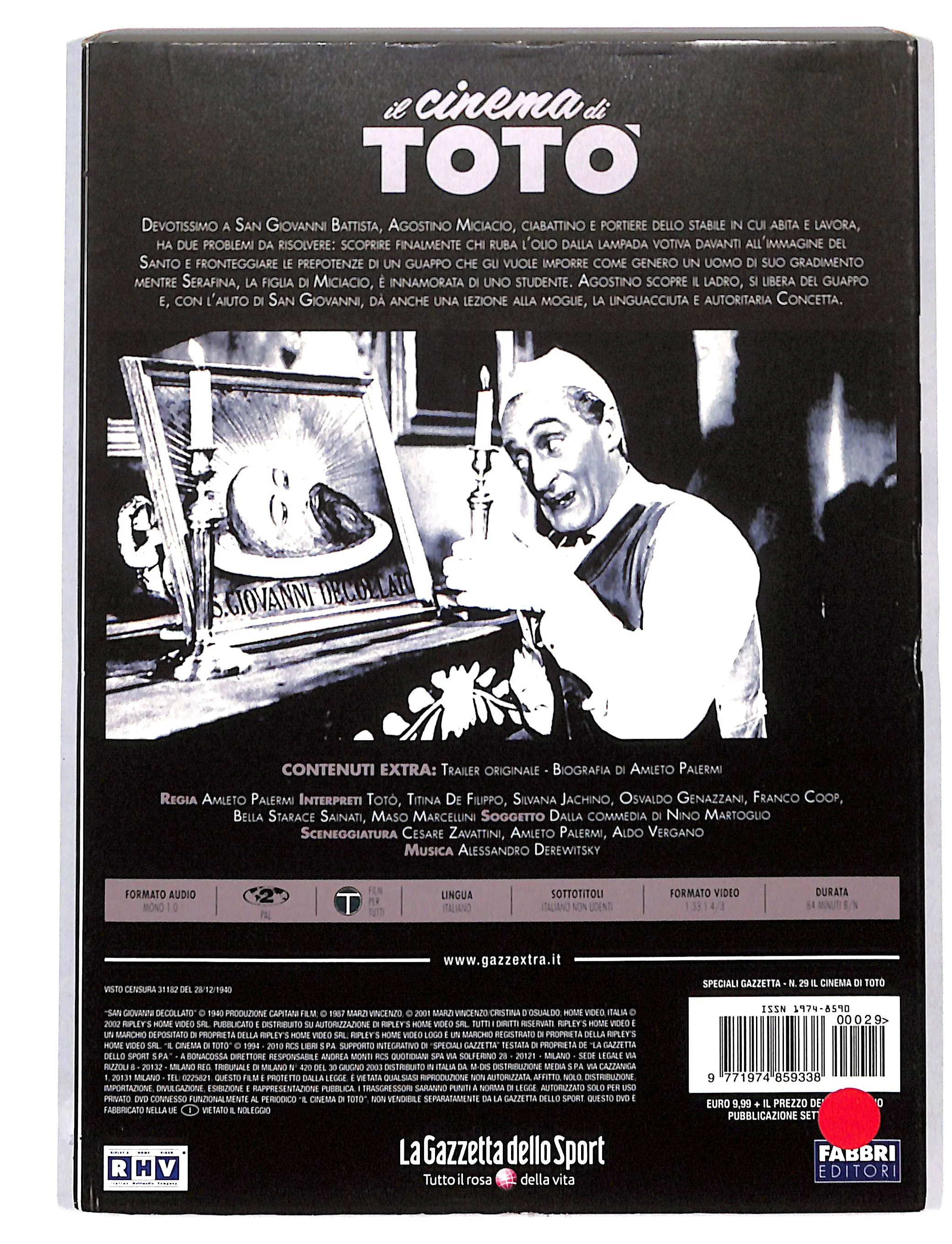 EBOND Al Cinema con Toto - San Giovanni decollato vol.29 DVD DB692250 - Image 2
