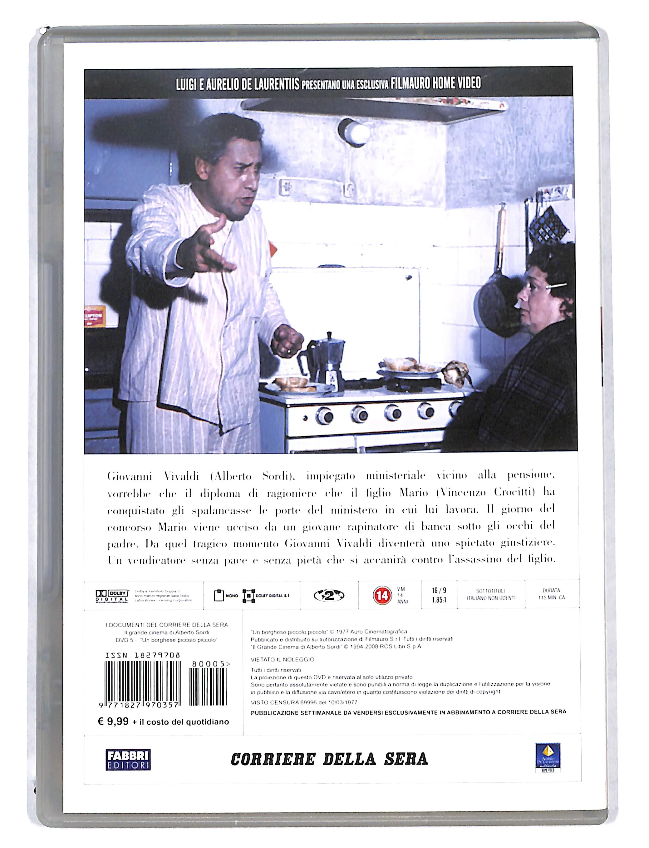 EBOND Alberto Sordi - un borghese piccolo piccolo EDITORIALE DVD DB739367 - Image 2