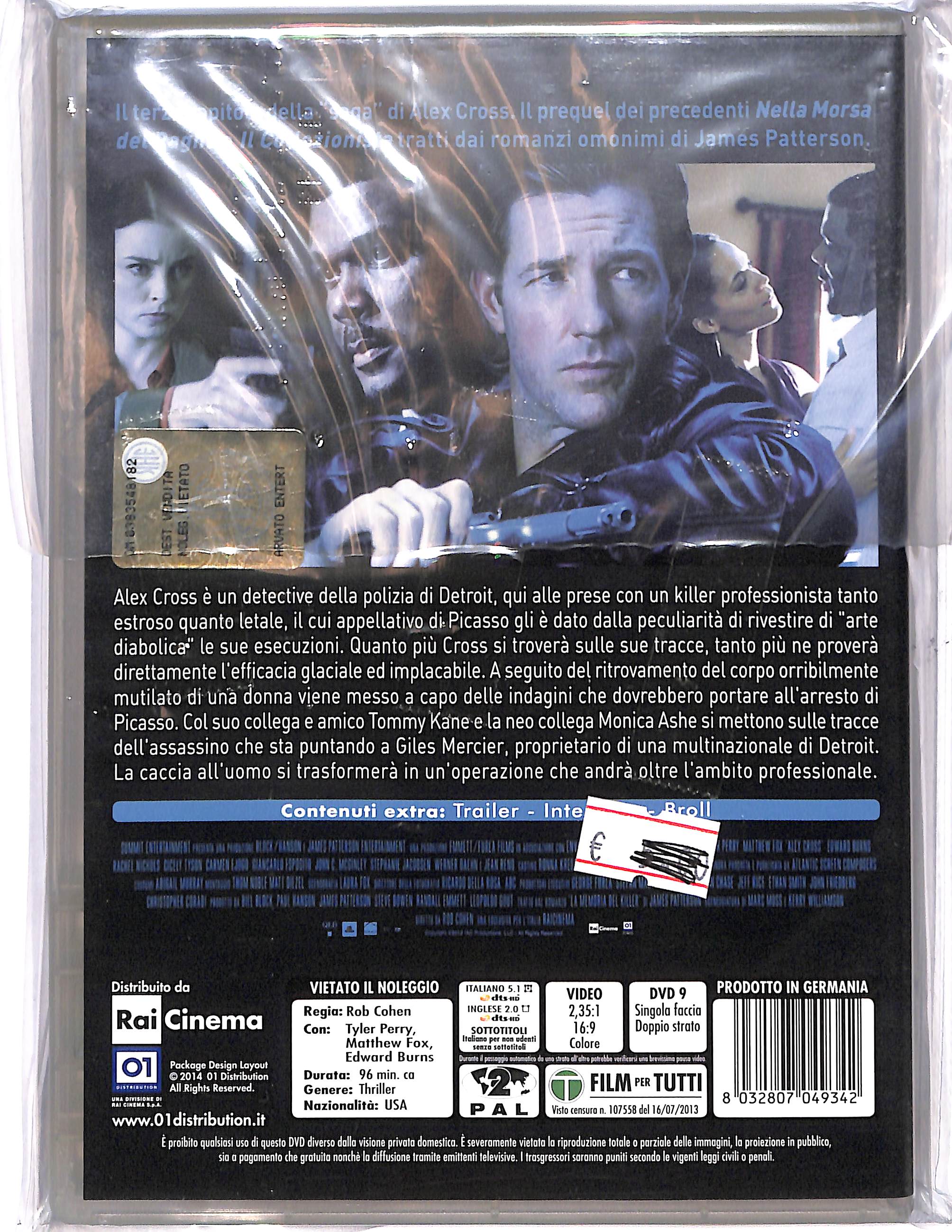 EBOND Alex Cross La memoria del killer NOLEGGIO DVD DB744401 - Image 2