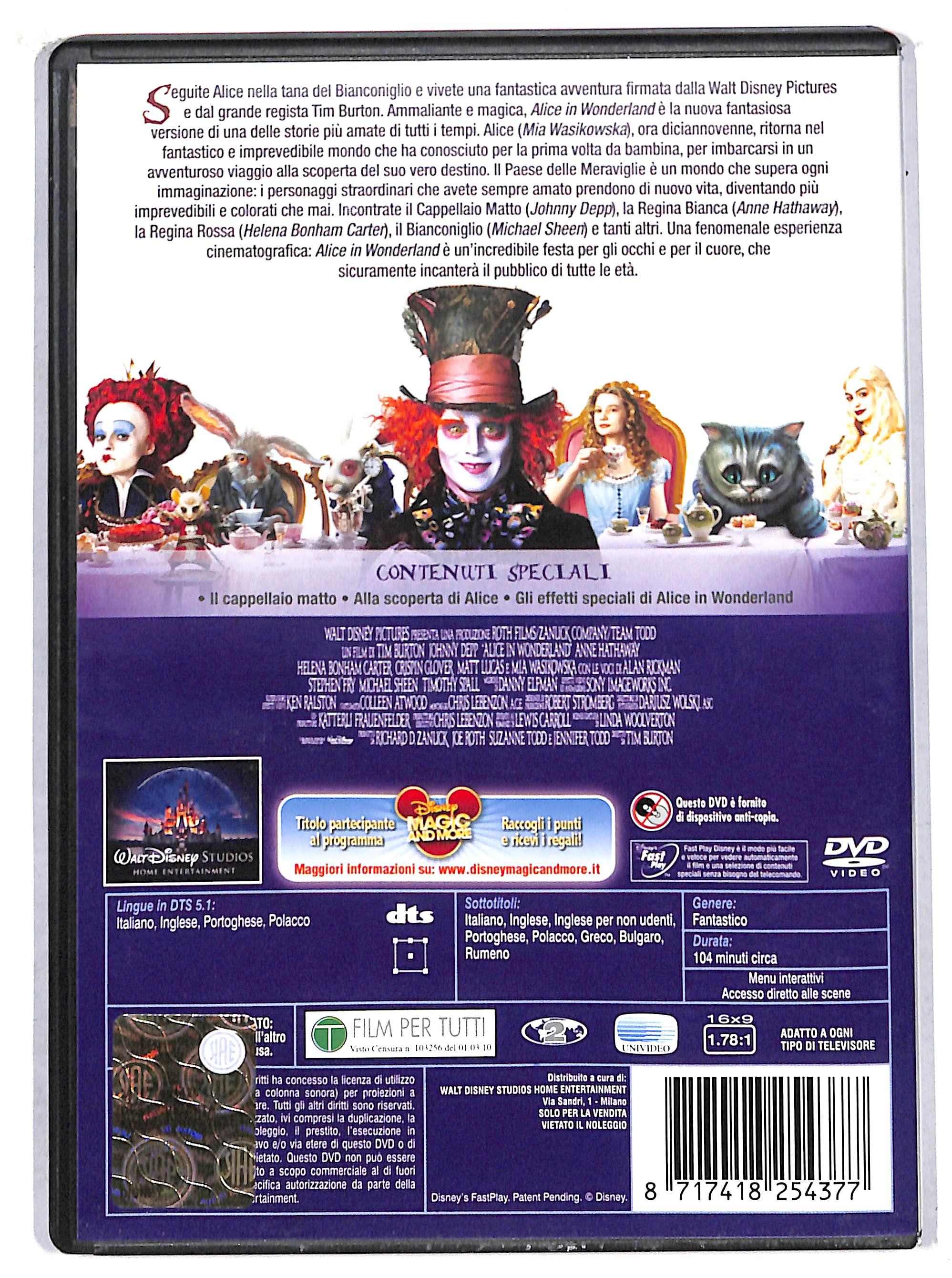 EBOND alice in wonderland DVD DB711106 - Image 2