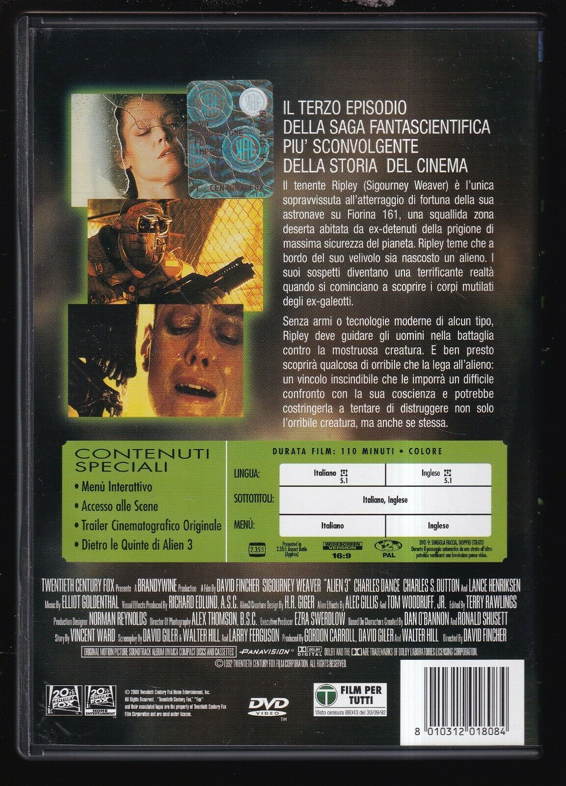 EBOND Alien 3 + Dietro Le Quinte DVD DB716108 - Image 2