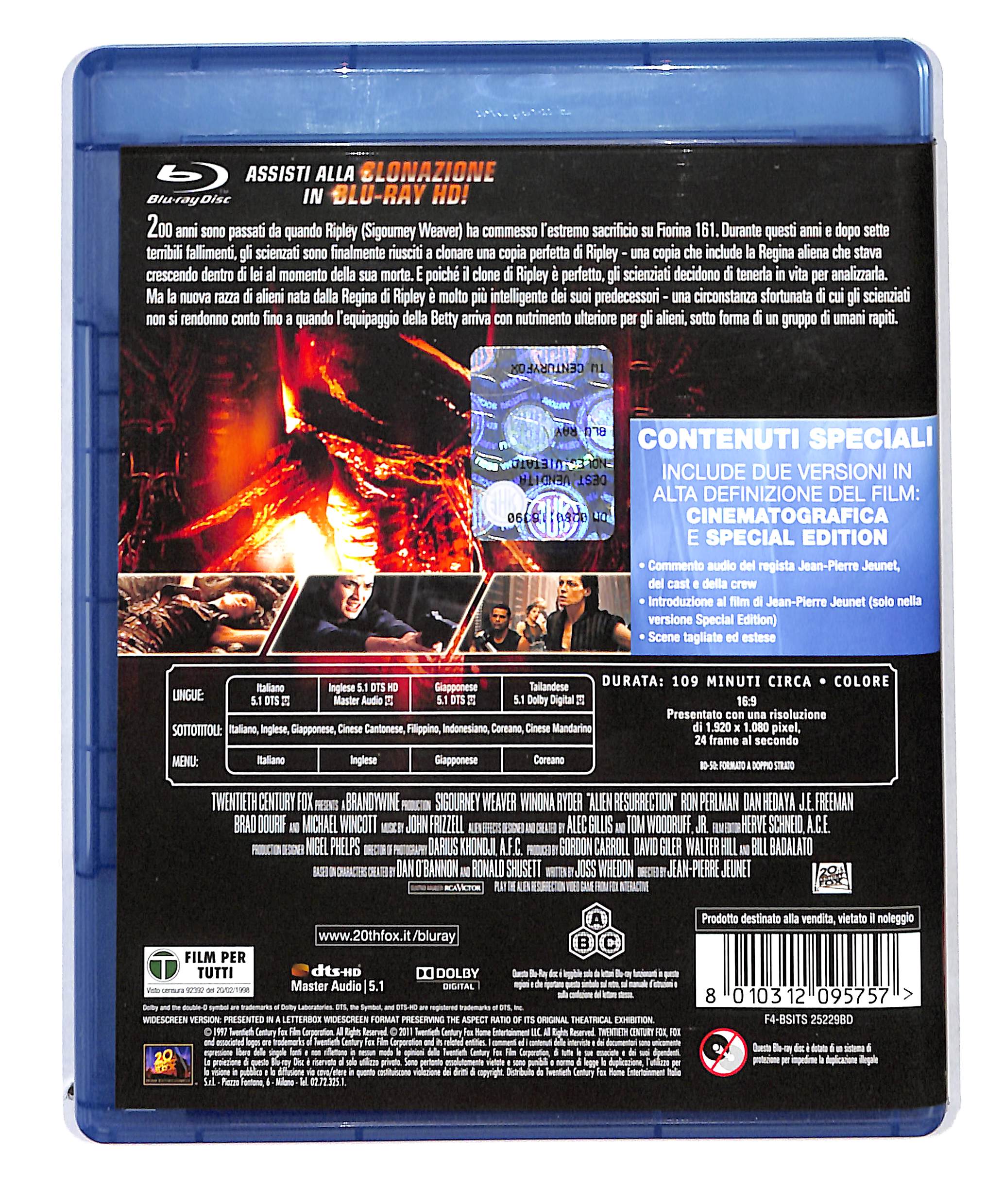 EBOND Alien 4 La Clonazione BLURAY DB712735 - Image 2