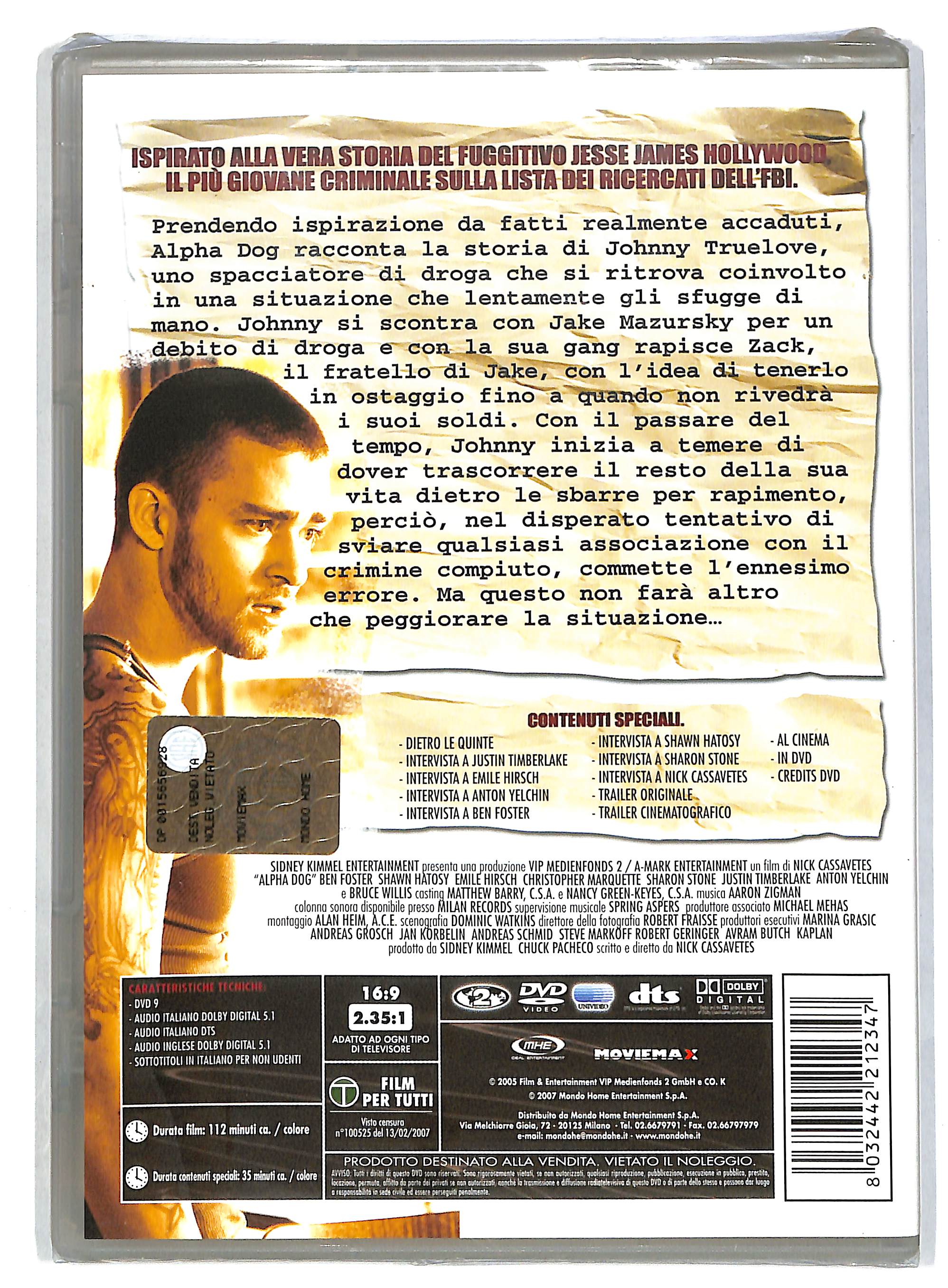 EBOND Alpha Dog DVD DB751642 - Image 2