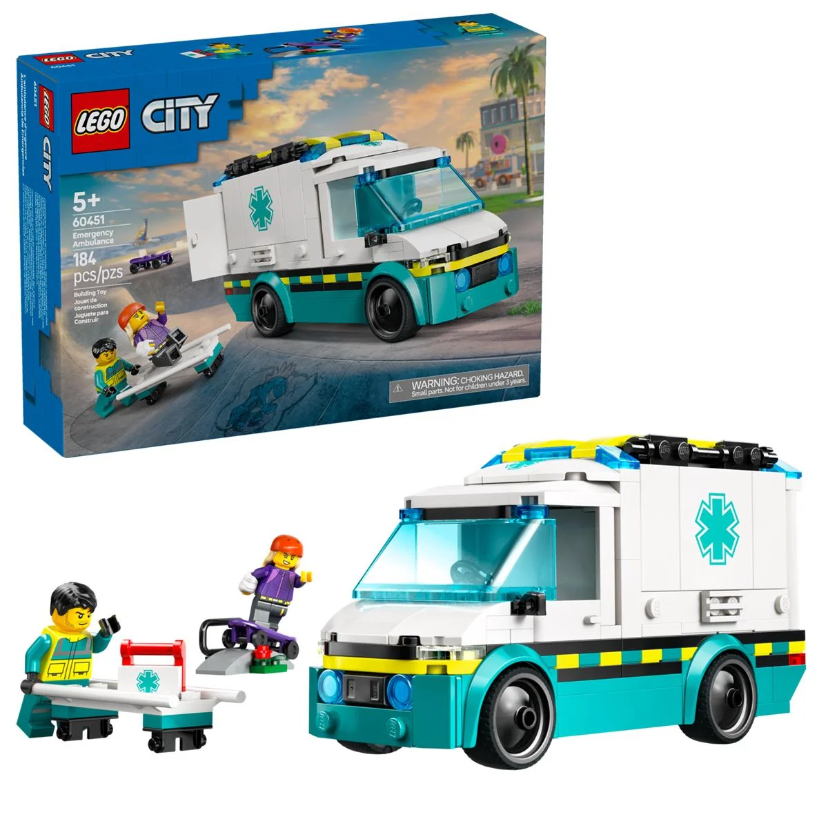 LEGO 60451 Ambulanza di emergenza - Image 4