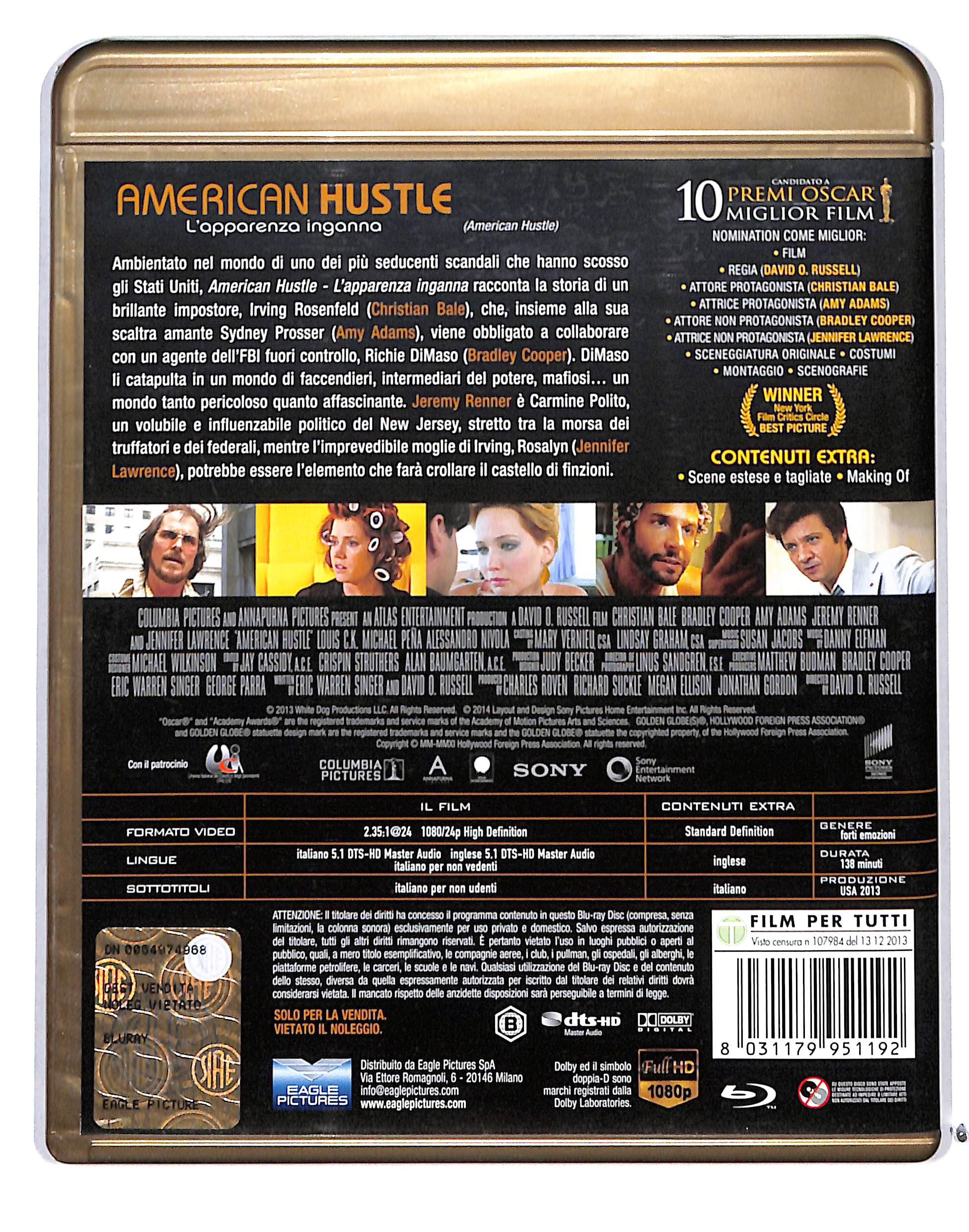 EBOND American Hustle BLURAY BLURAY DB689223 - Image 2