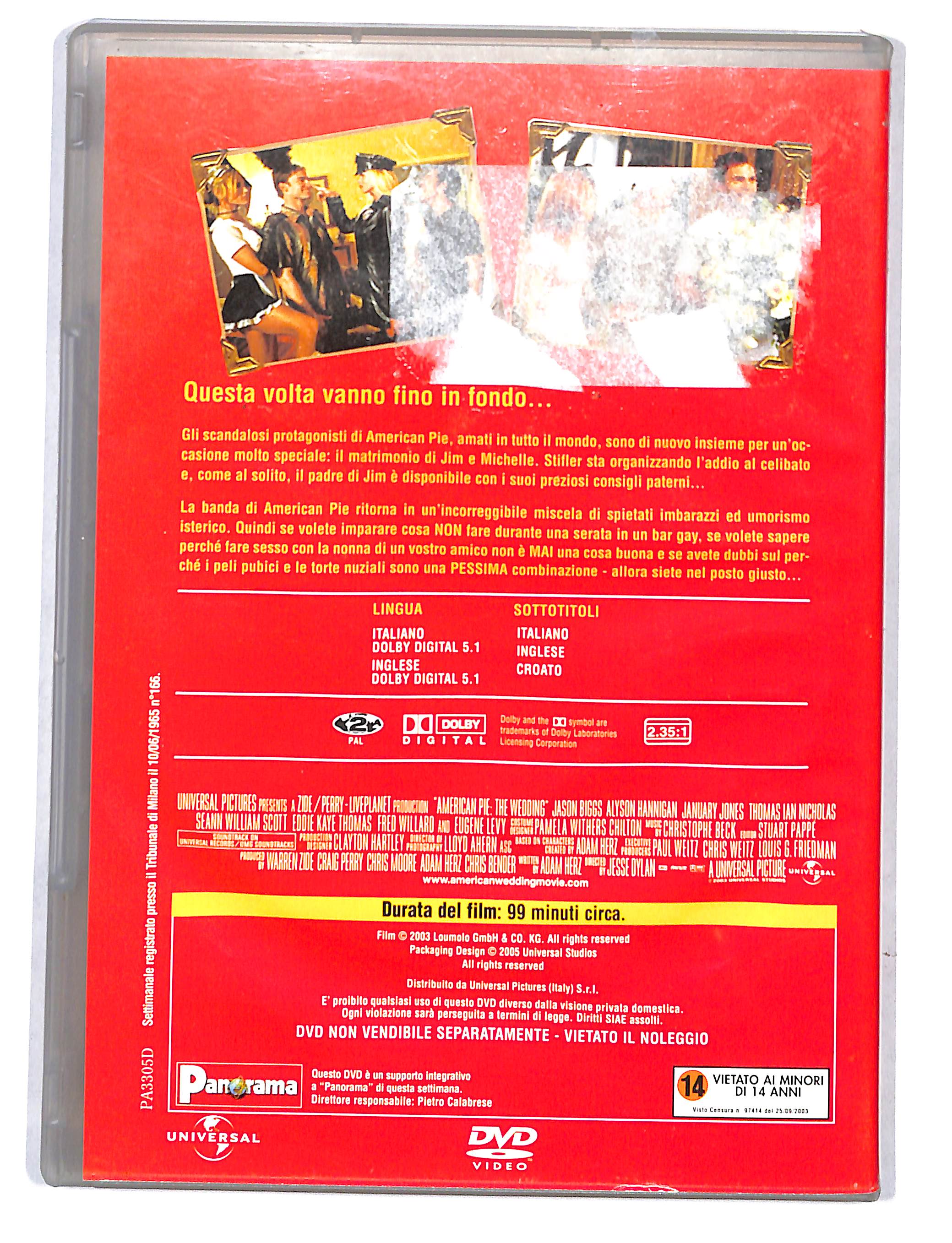 EBOND American Pie il matrimonio EDITORIALE DVD DB758621 - Image 2