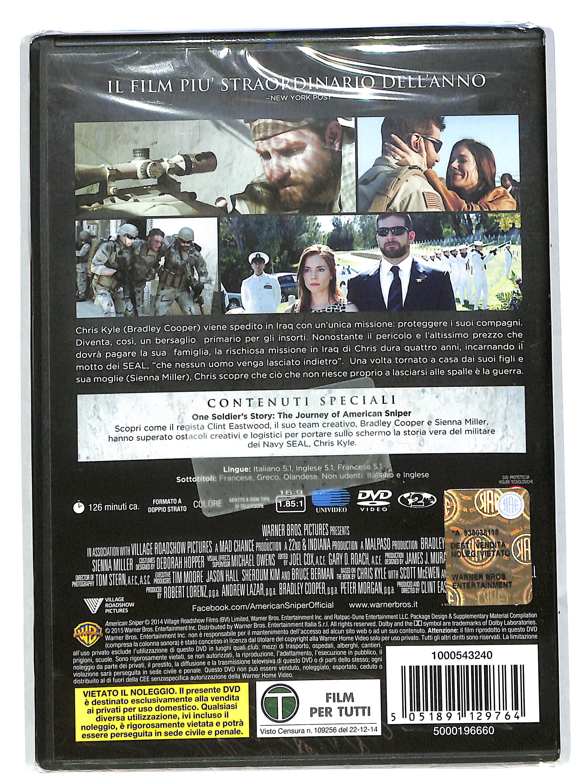 EBOND American Sniper DVD DB711119 - Image 2