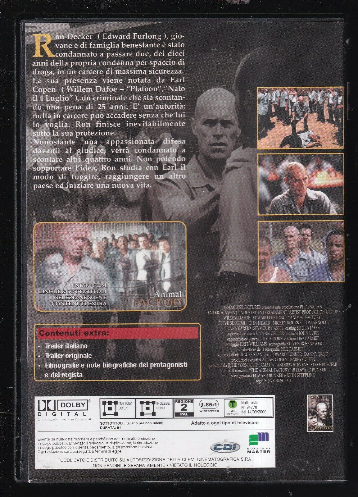 EBOND Animal Factory Editoriale DVD DB711407 - Image 2
