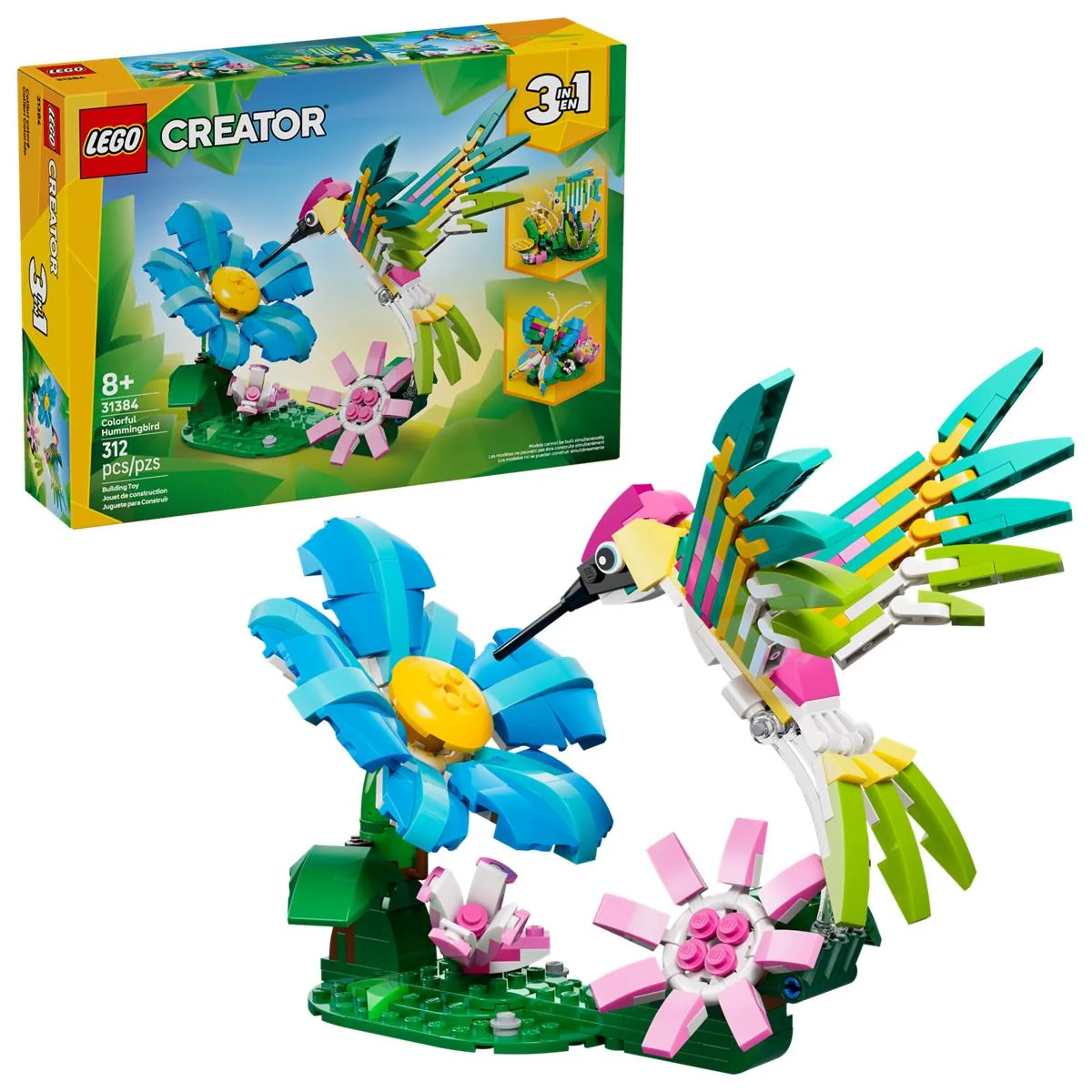 LEGO 31384 Animali selvatici: colibri variopinto - Image 6