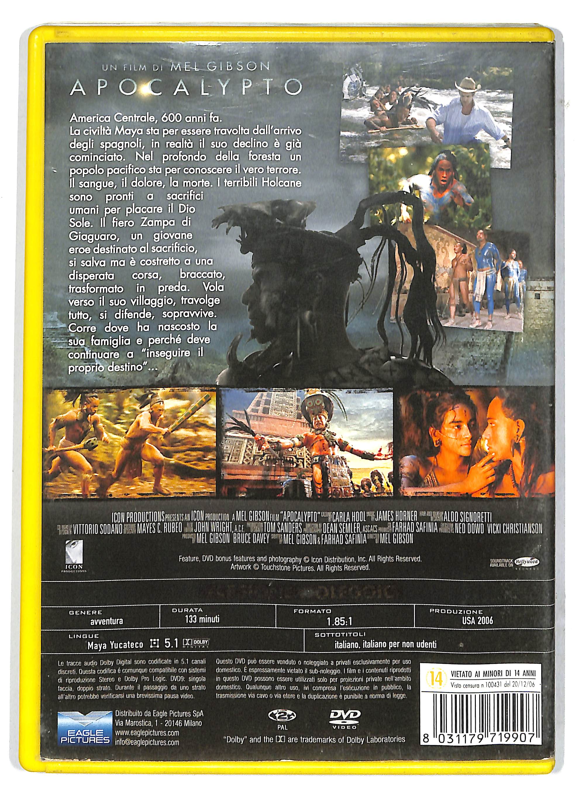 EBOND Apocalypto NOLEGGIO NOLEGGIO DVD DB722762 - Image 2