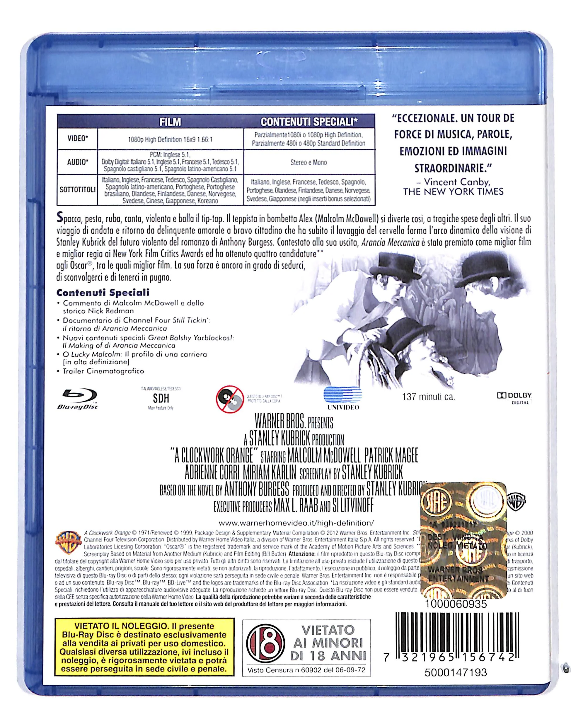 EBOND Arancia Meccanica BLURAY BLURAY DB689234 - Image 2