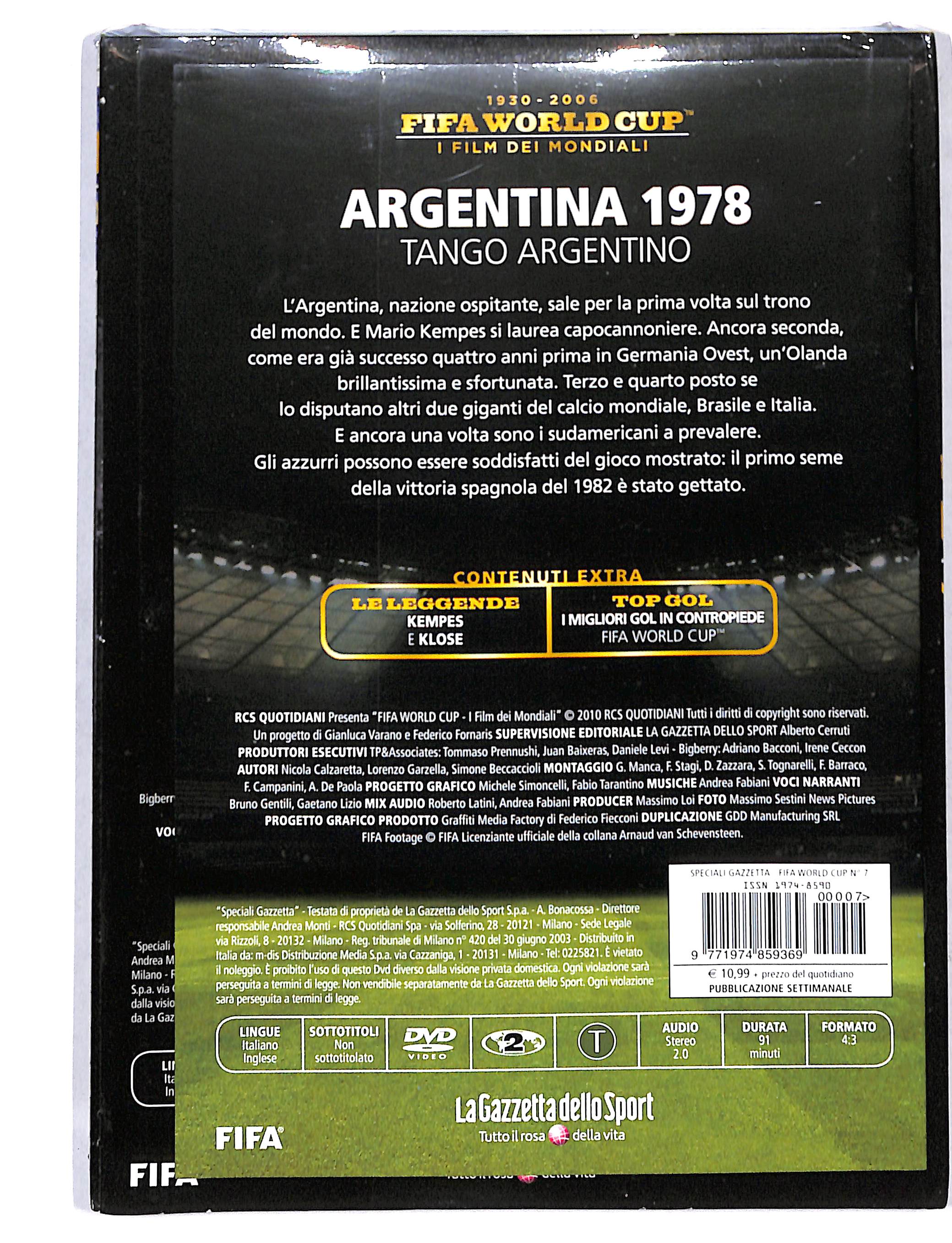 EBOND Argentina 1978 tango argentino EDITORIALE DVD DB736825 - Image 2