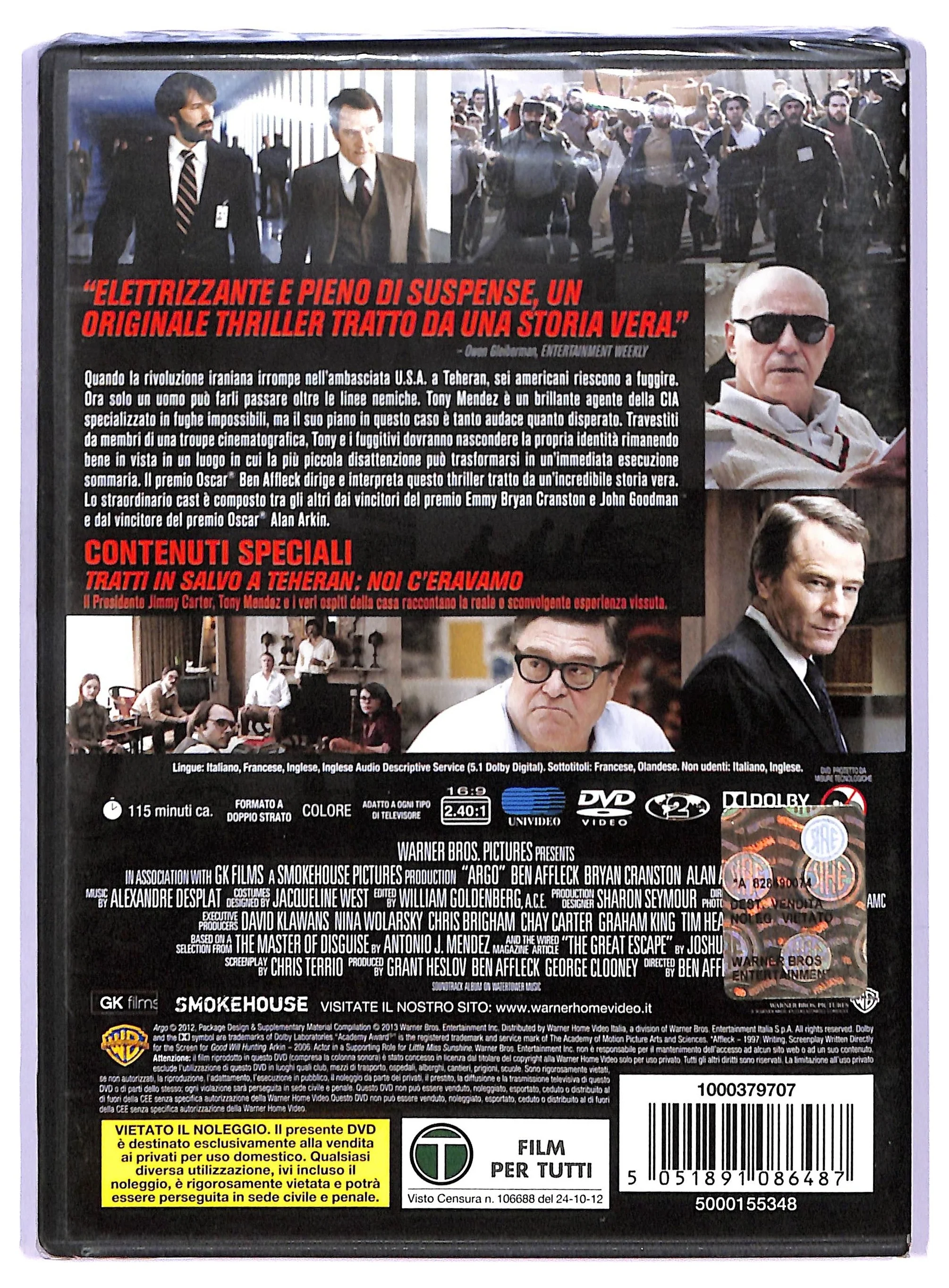 EBOND Argo NOLEGGIO DVD DB734610 - Image 2