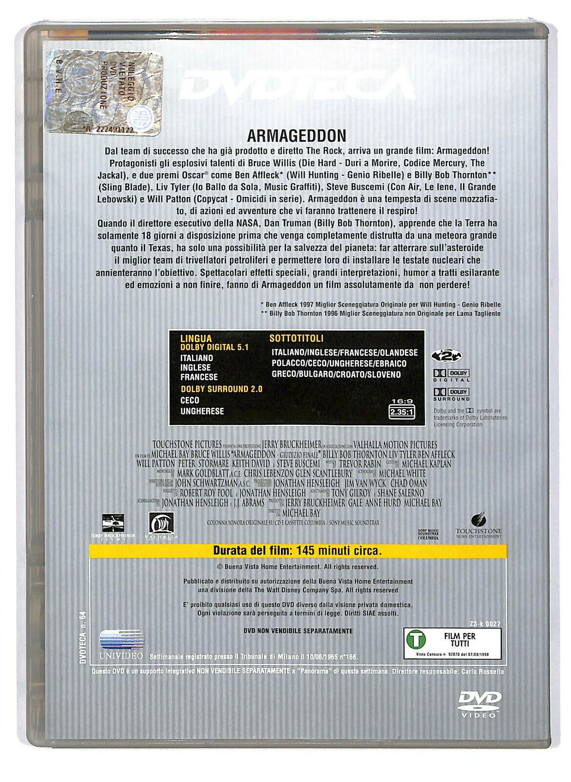 EBOND Armageddon - Giudizio Finale  Editoriale DVD DB713818 - Image 2