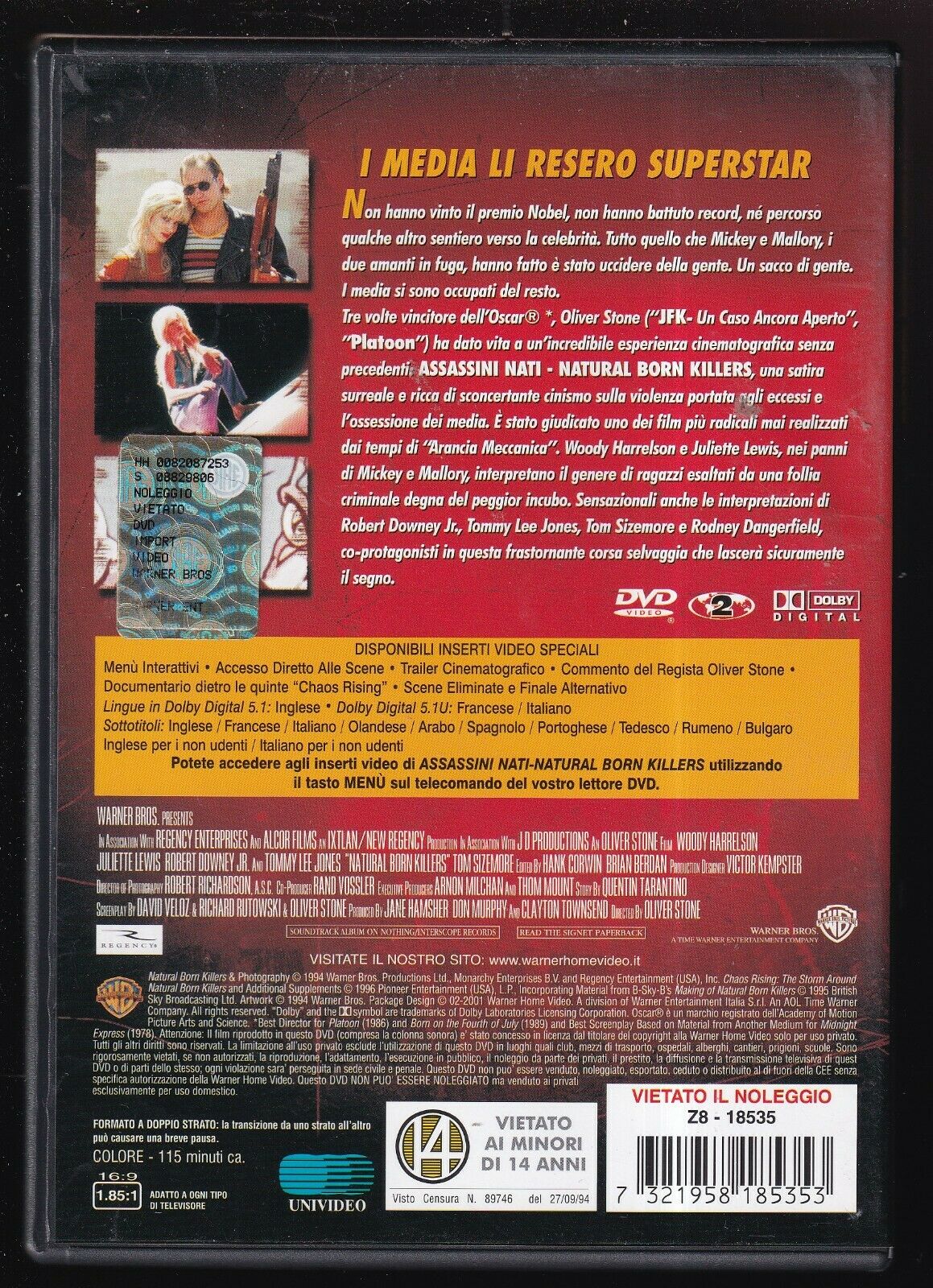 EBOND Assassini Nati DVD DB745648 - Image 2