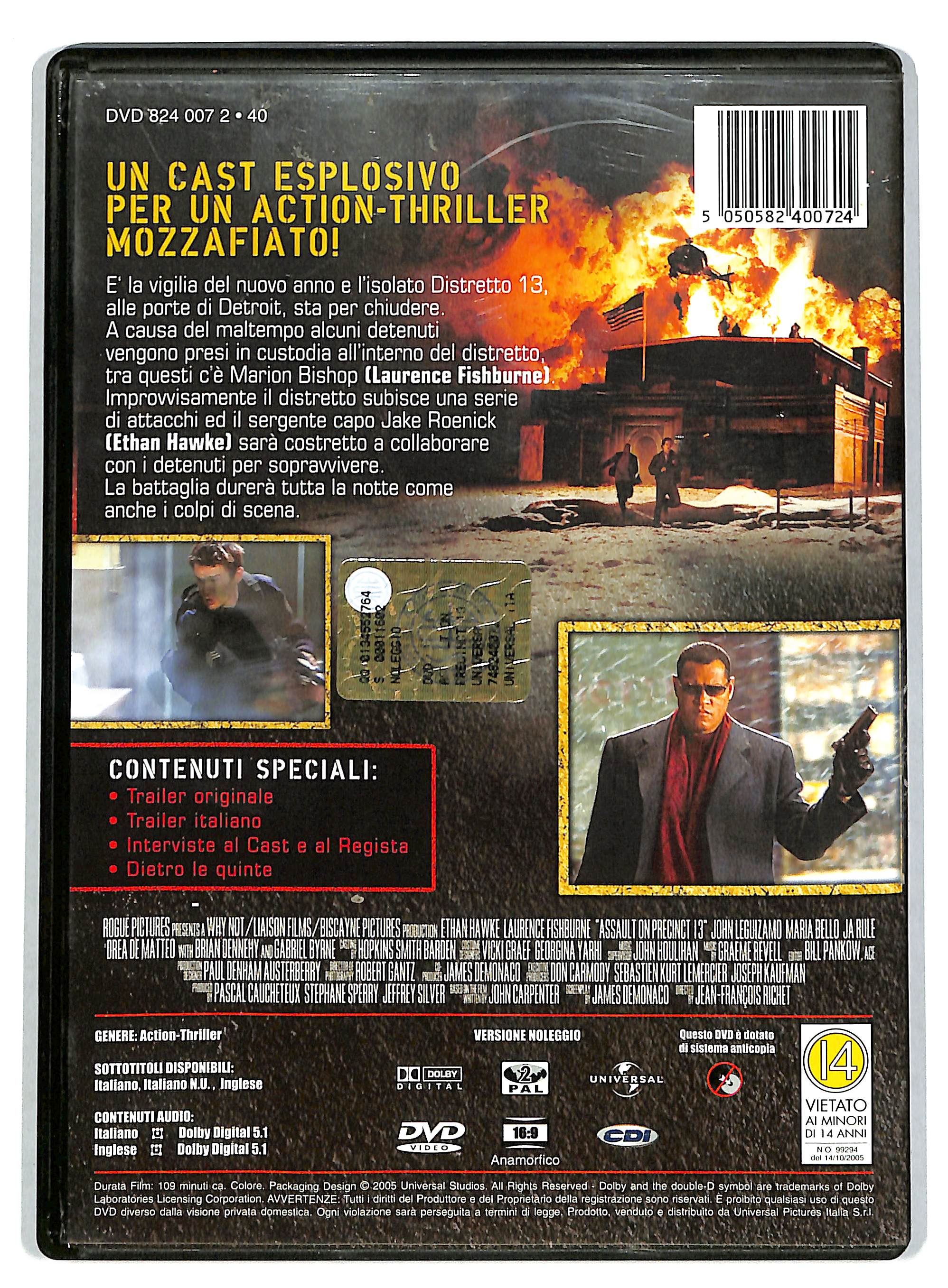 EBOND Assault on precinct 13 NOLEGGIO DVD DB742136 - Image 2