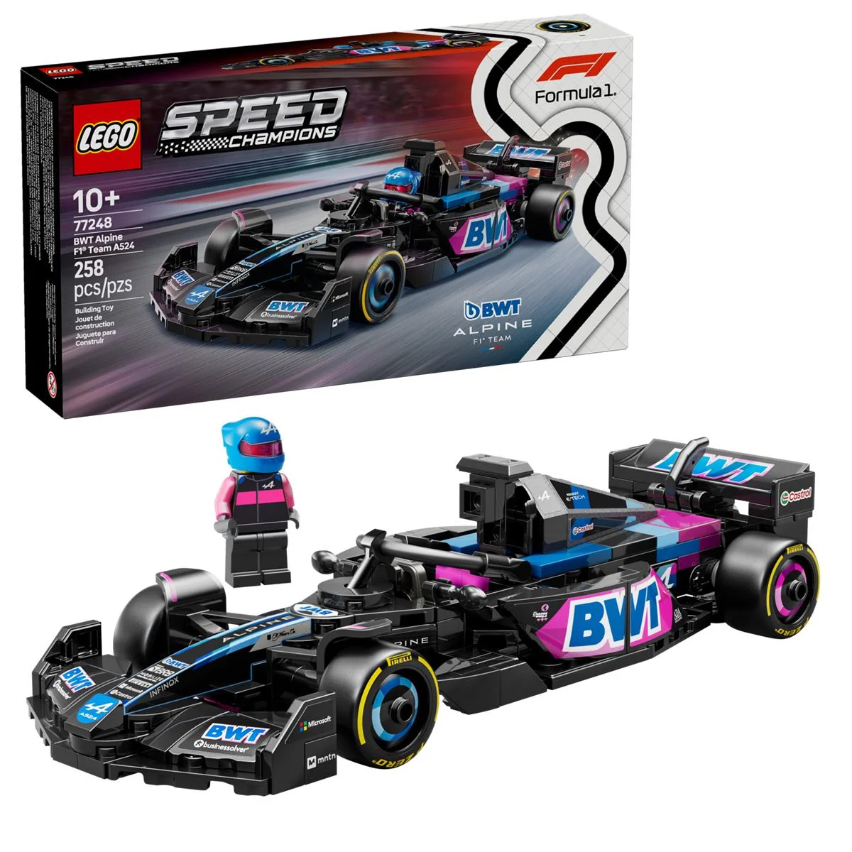 LEGO 77248 Auto da corsa BWT Alpine F1® Team A524 - Image 4