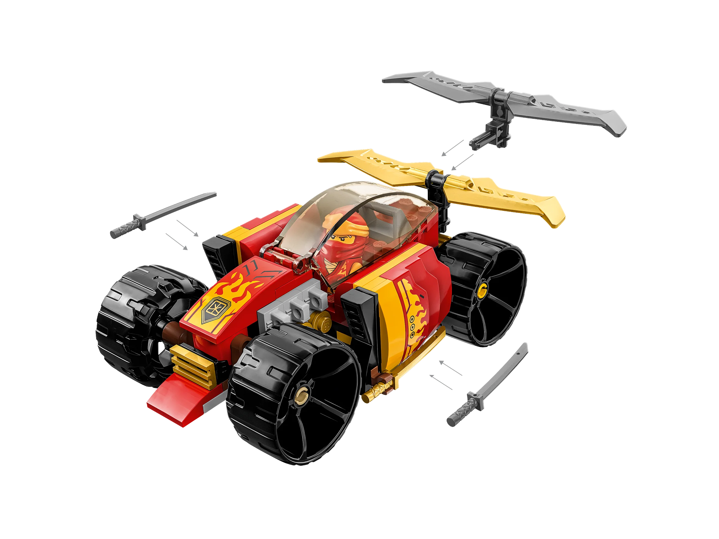 LEGO 71780 Auto da corsa Ninja di Kai - EVOLUTION - Image 3