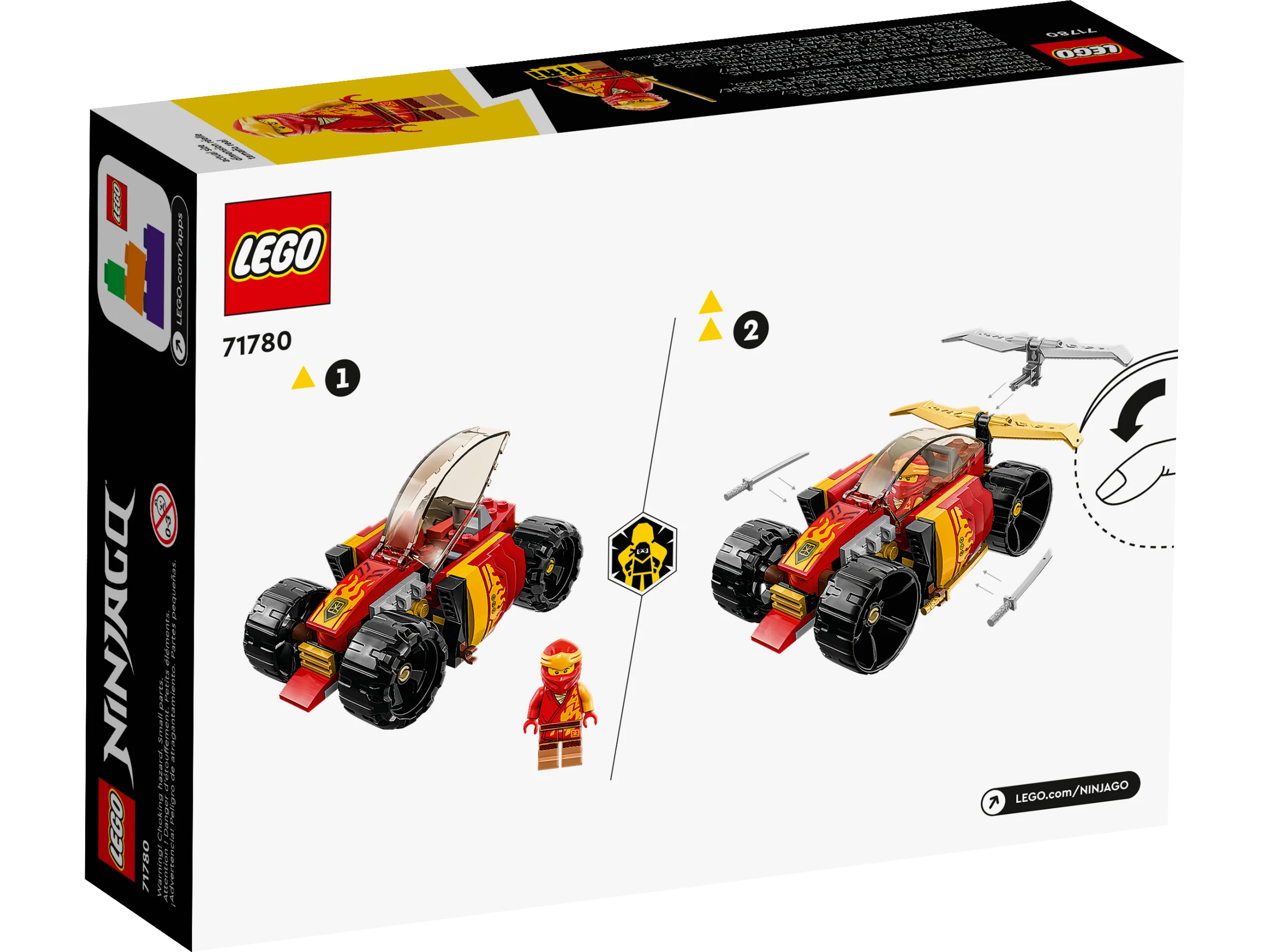 LEGO 71780 Auto da corsa Ninja di Kai - EVOLUTION - Image 4