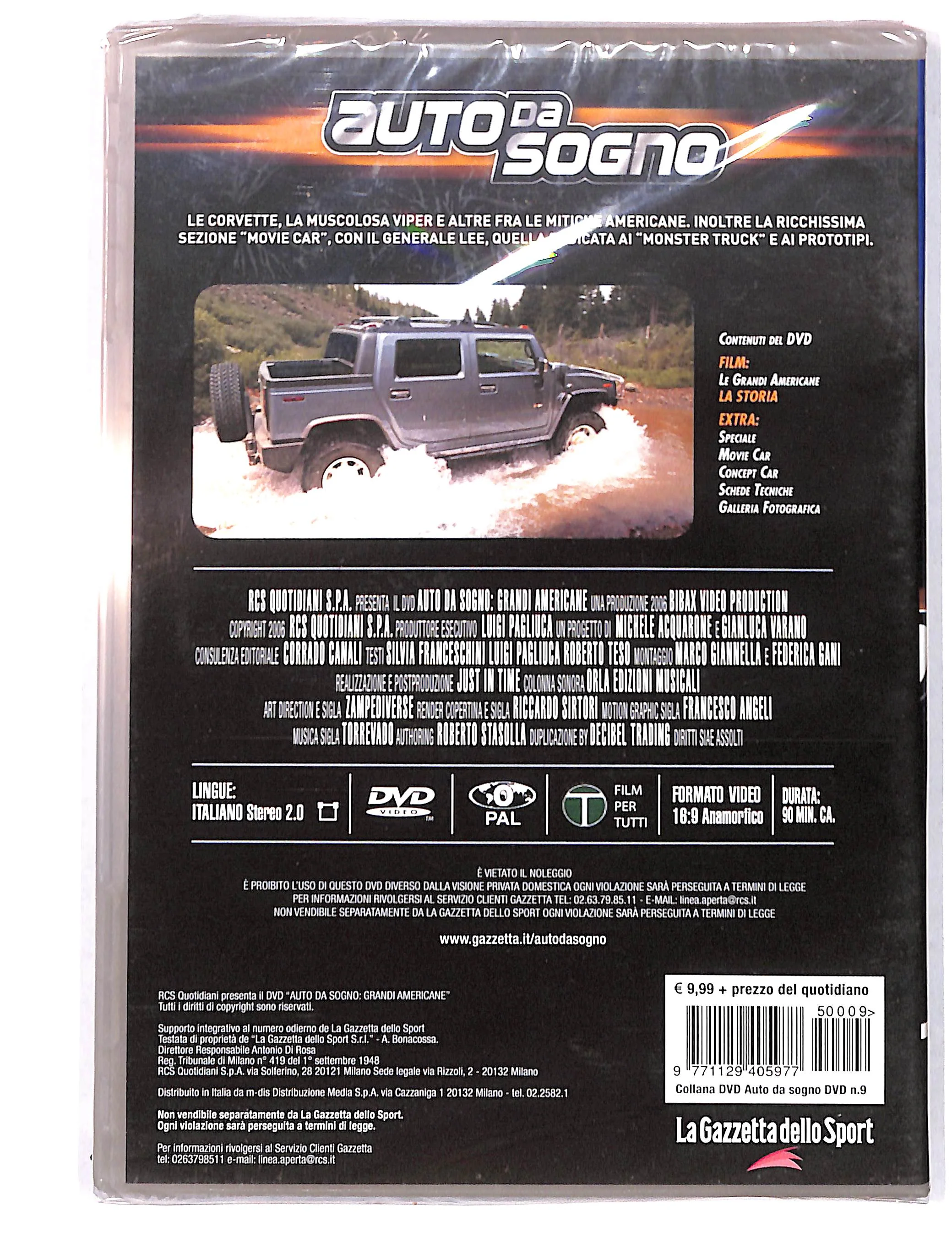 EBOND Auto da sogno vol.9 Grandi Americane EDITORIALE DVD DB719953 - Image 2