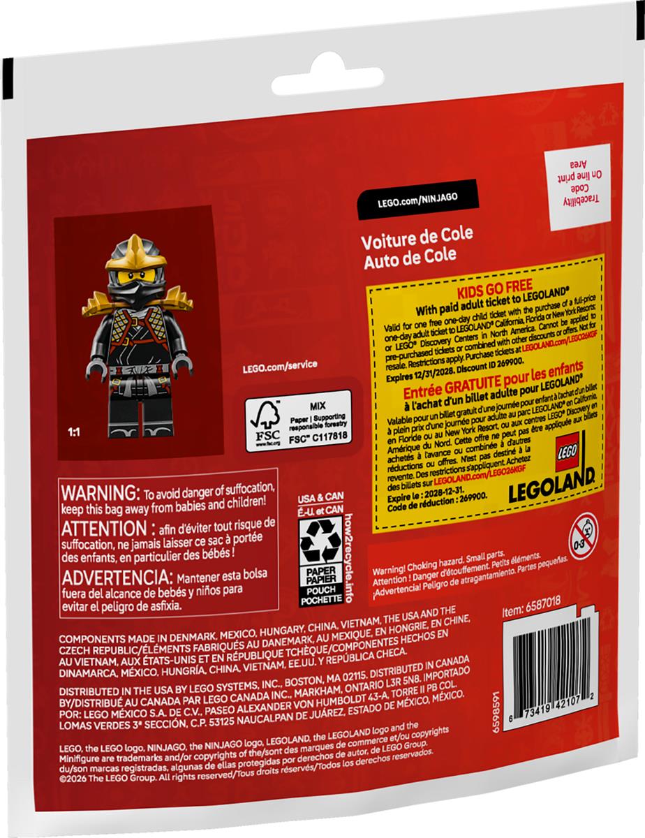 LEGO 30723 Auto ninja di Cole - Image 3