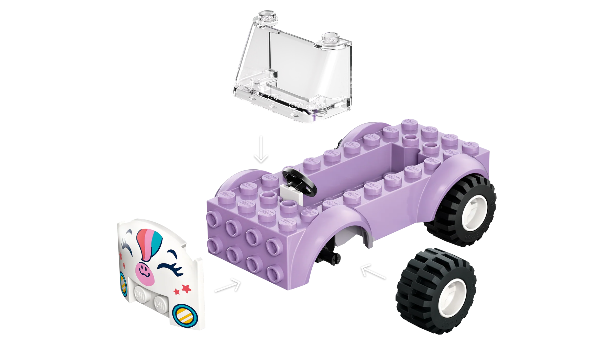 LEGO 42675 Auto-unicorno per la consegna di torte - Image 2