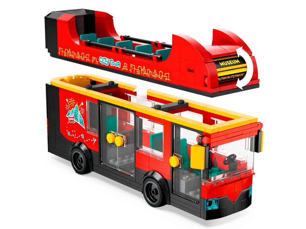 LEGO 60407 Autobus turistico rosso a due piani - Image 4