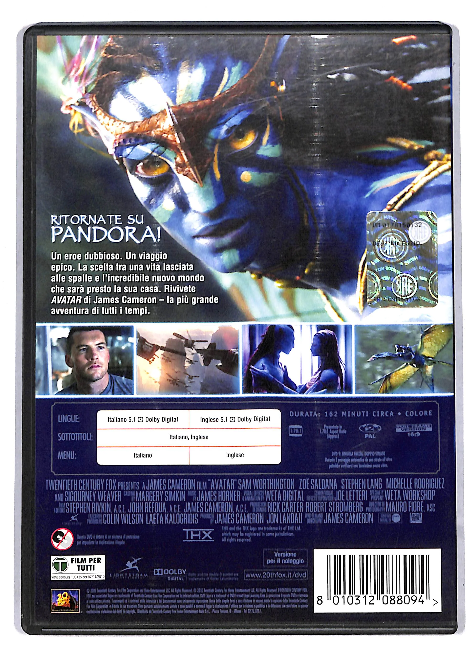 EBOND Avatar NOLEGGIO DVD DB725135 - Image 2