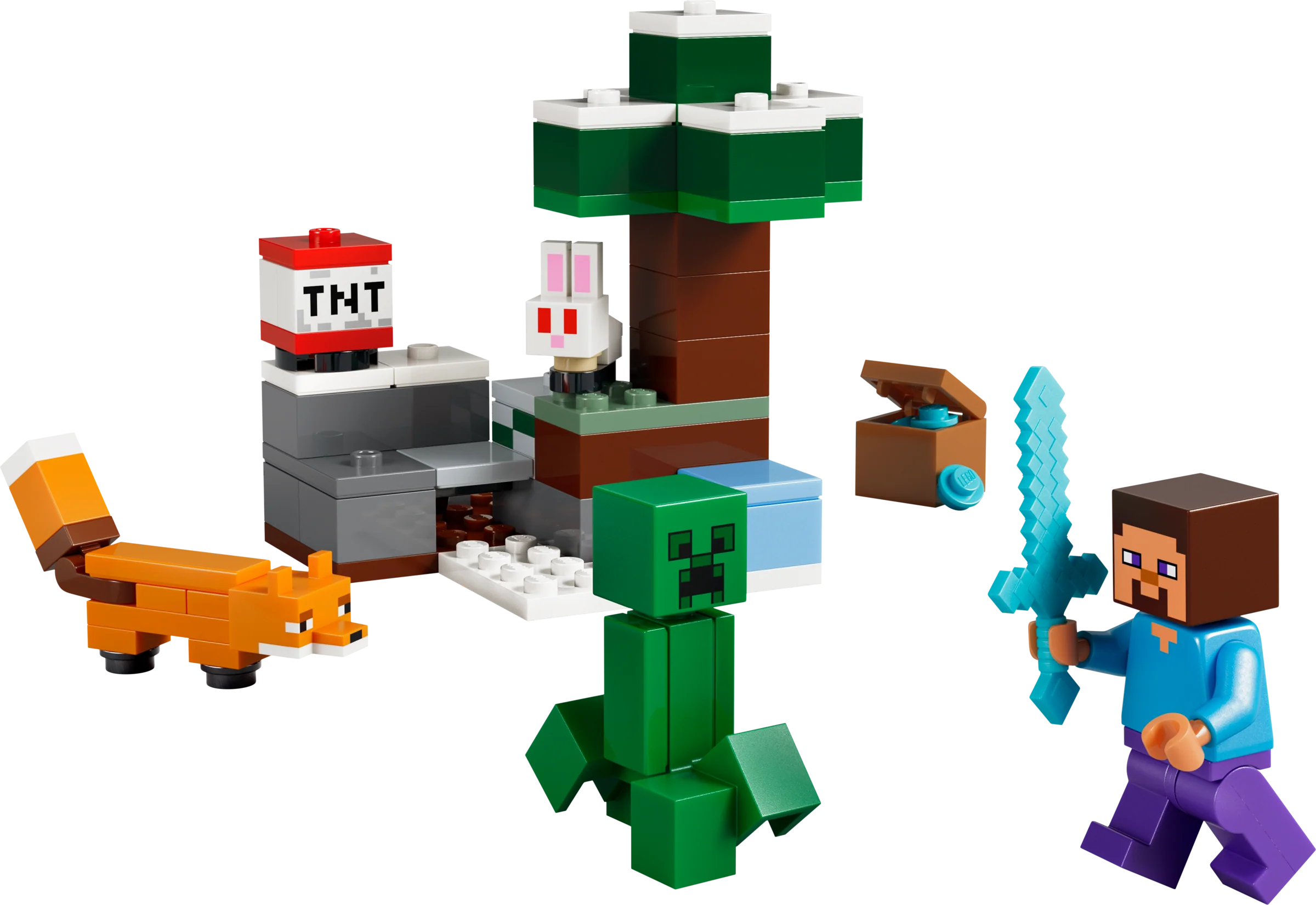 LEGO 21583 Avventura di Steve nella taiga