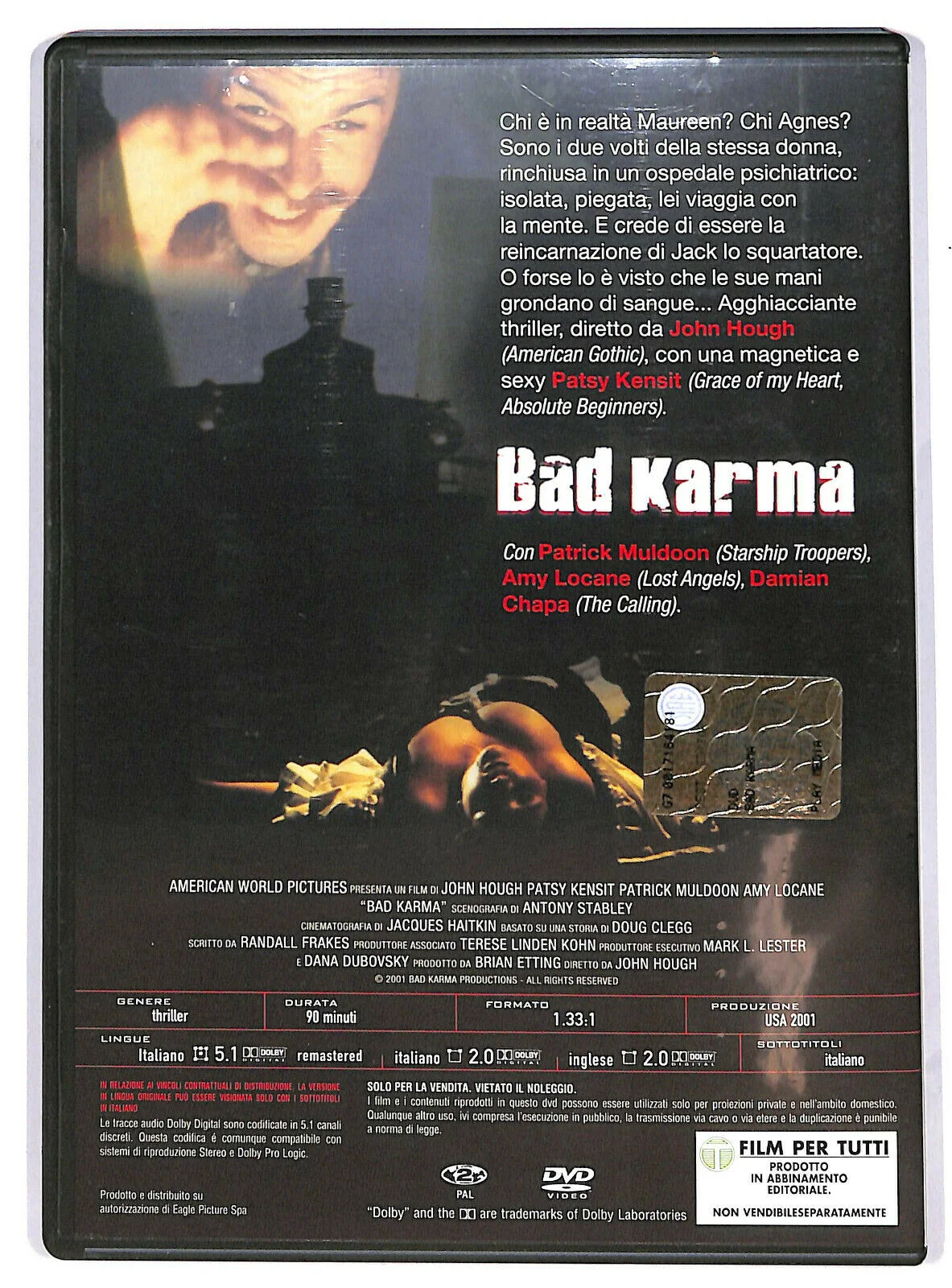 EBOND Bad Karma Editoriale DVD DB733162 - Image 2