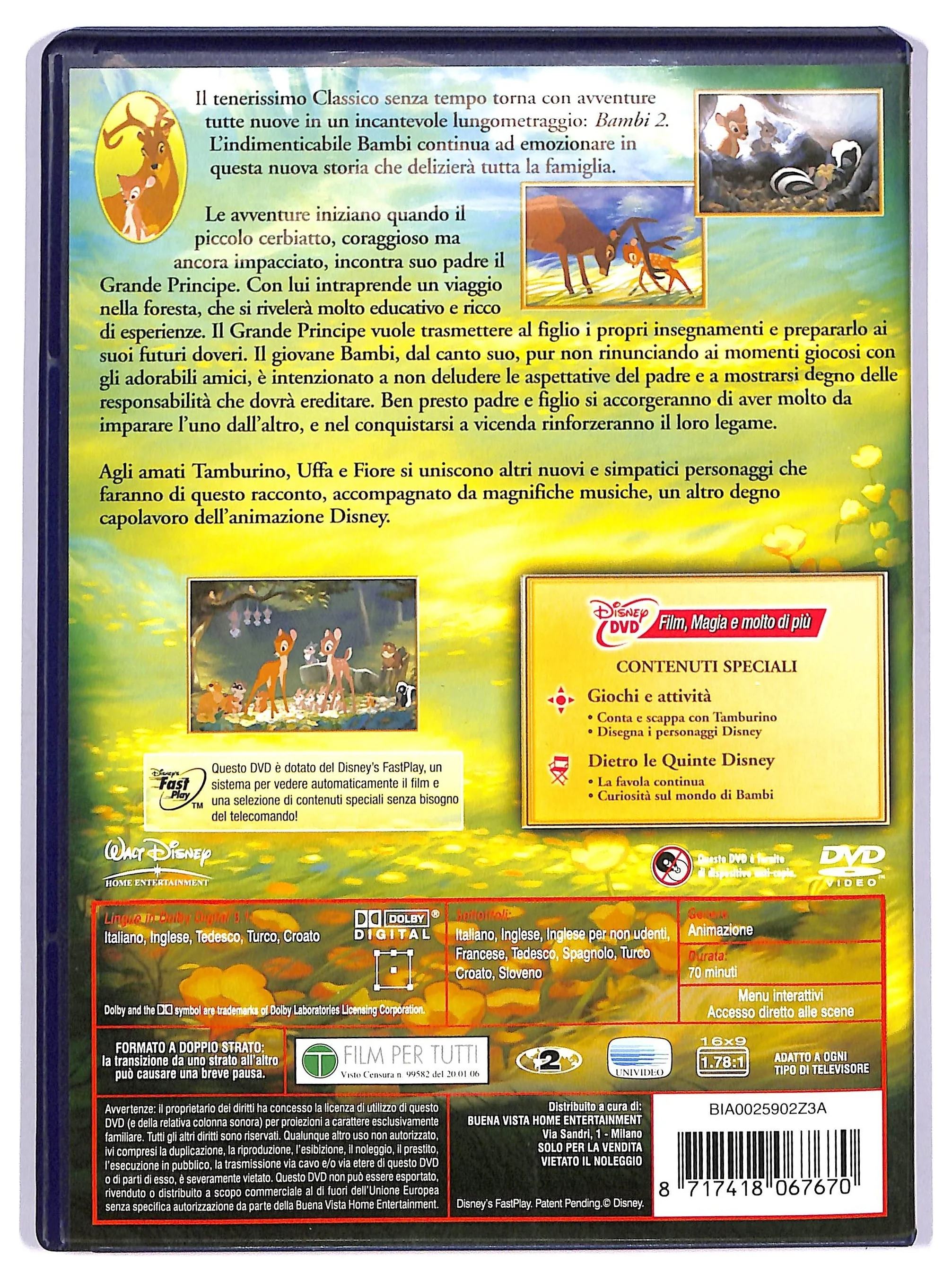 EBOND Bambi 2 - Bambi e il grande principe della foresta NOLEGGIO DVD DB740812 - Image 2