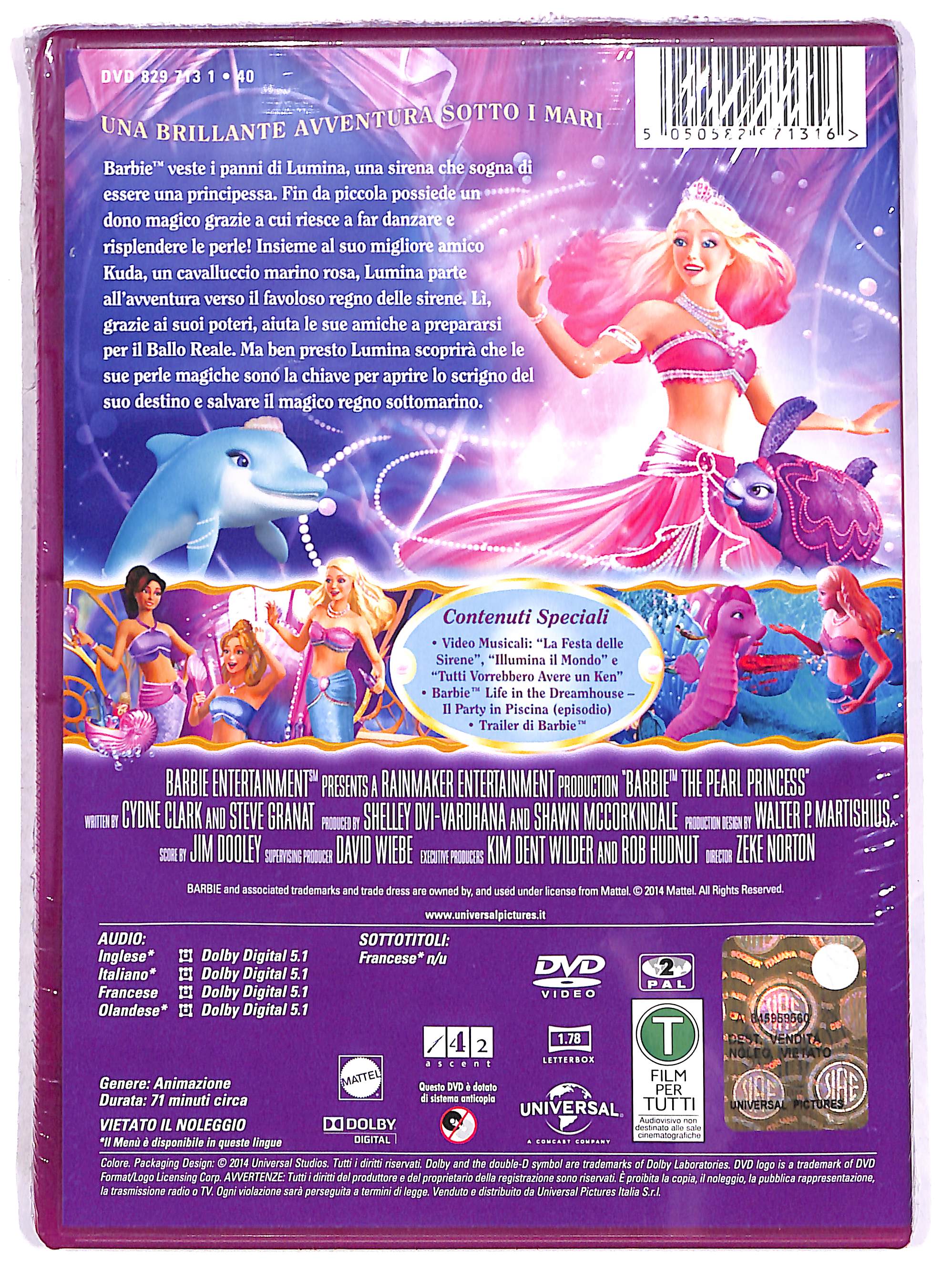 EBOND Barbie e la principessa delle perle NOLEGGIO DVD DB745302 - Image 2