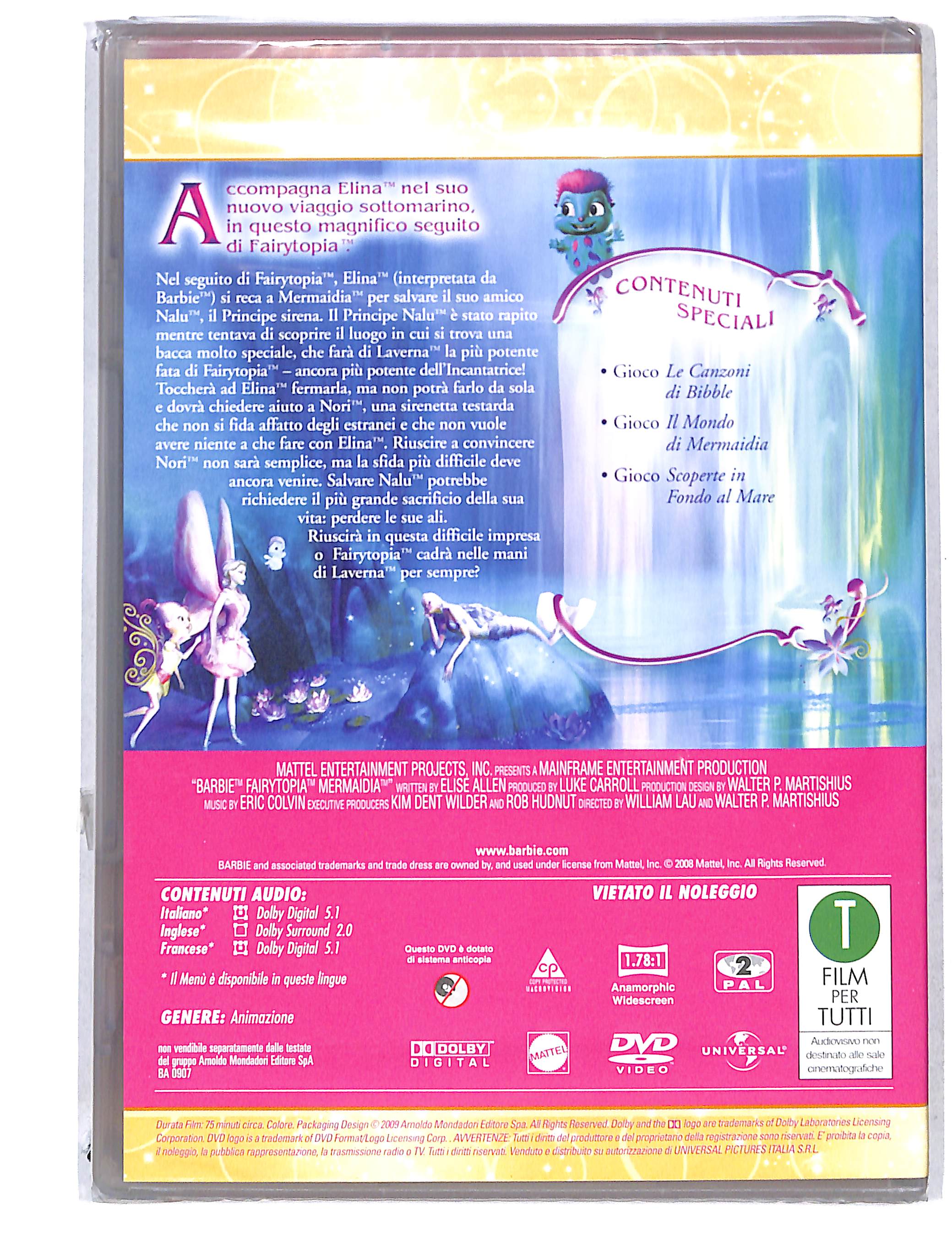 EBOND Barbie Mermaidia EDITORIALE DVD DB753155 - Image 2
