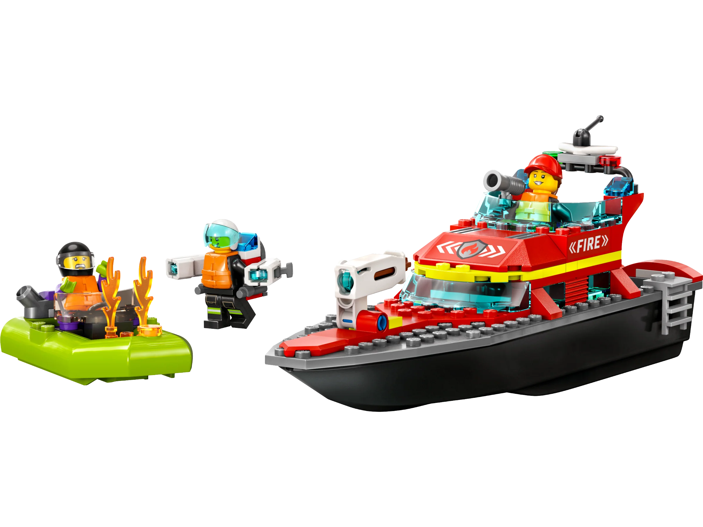 LEGO 60373 Barca di soccorso antincendio