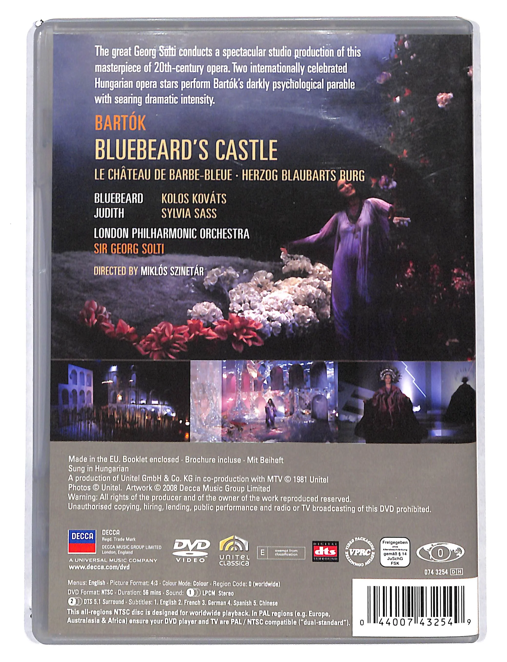 EBOND Bartok Bluebeard's castle Solti DVD DB740109 - Image 2