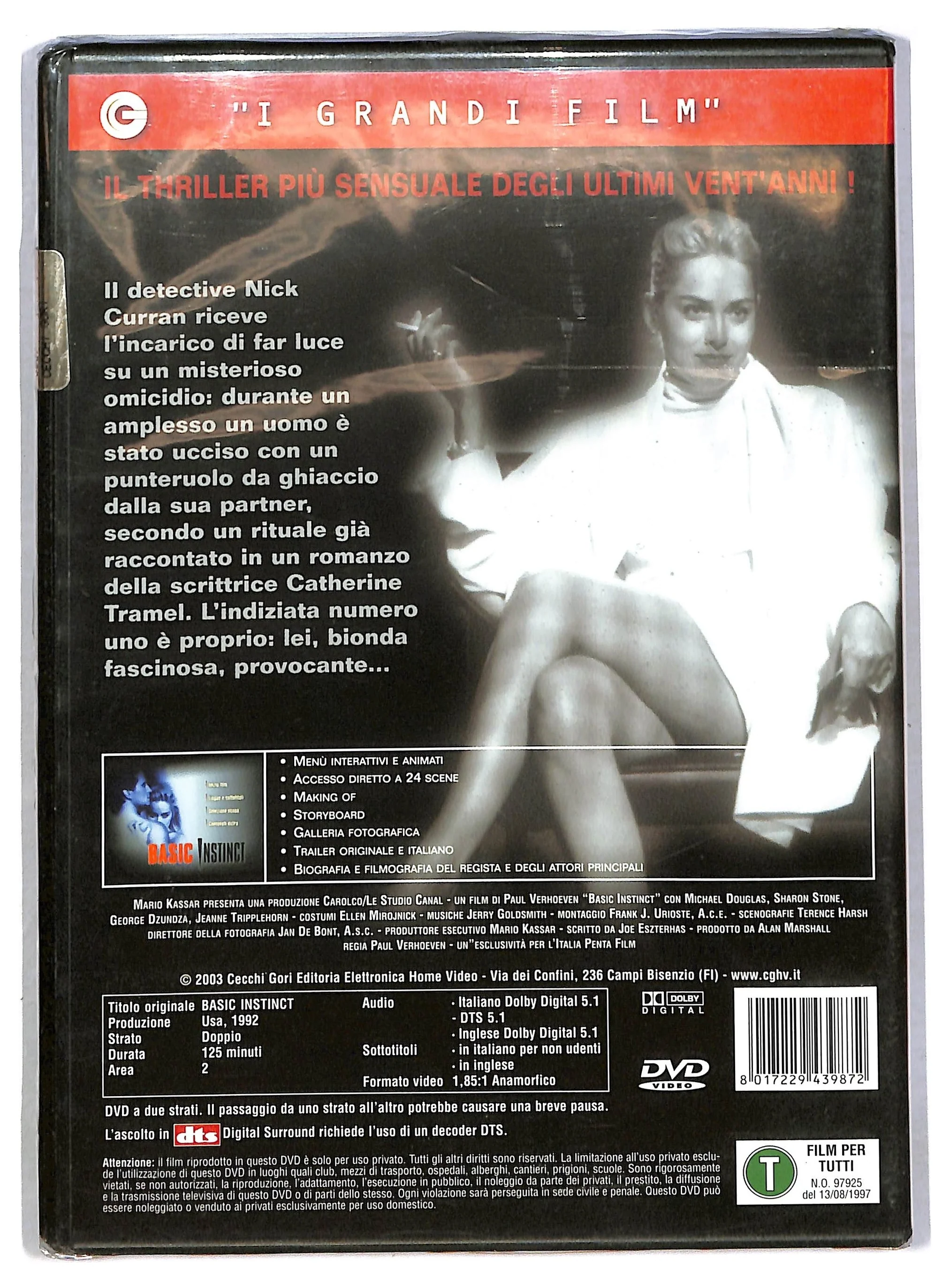 EBOND Basic instinct DVD DB752322 - Image 2