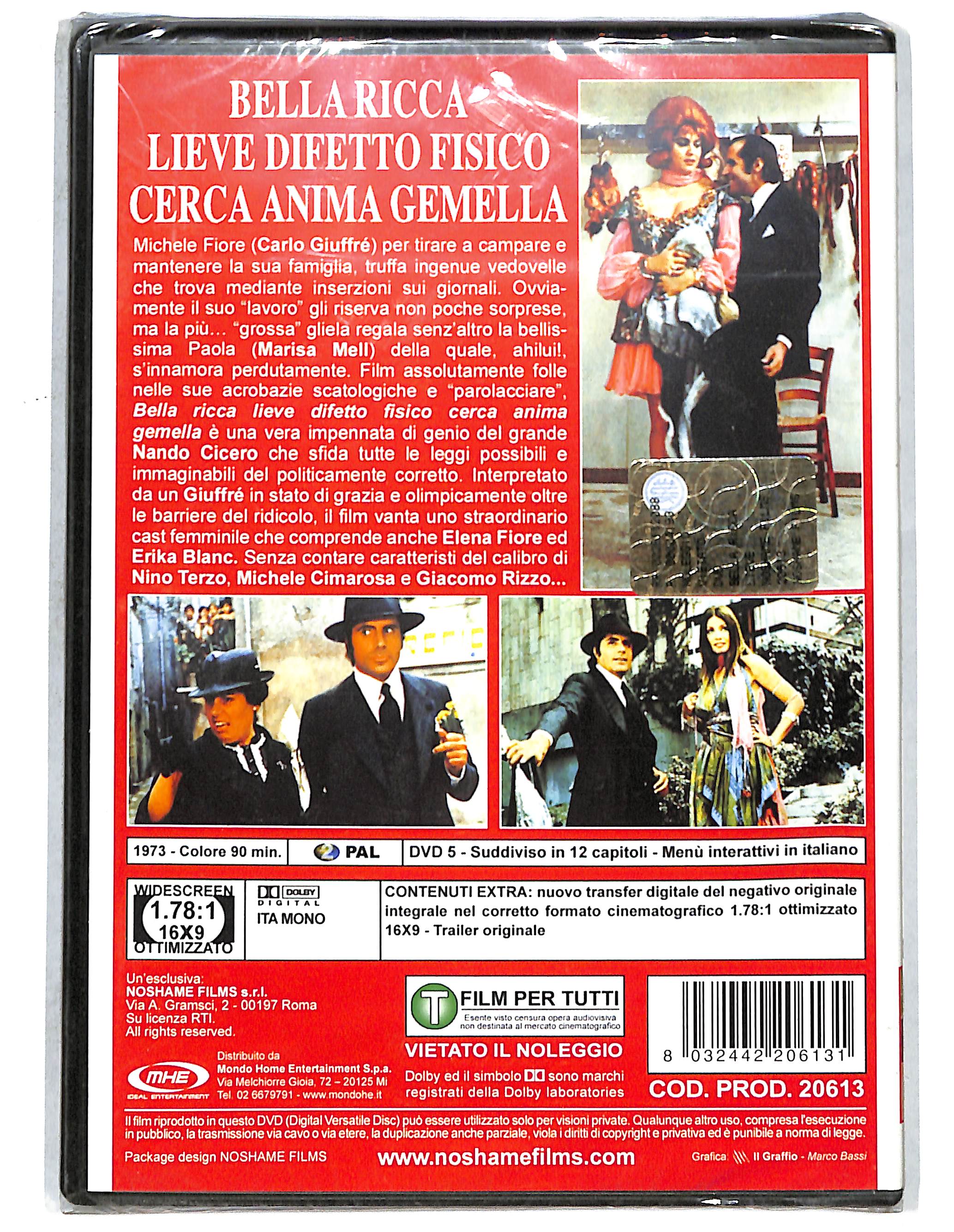 EBOND Bella, Ricca, Lieve Difetto Fisico, Cerca Anima Gemella DVD DB692922 - Image 2