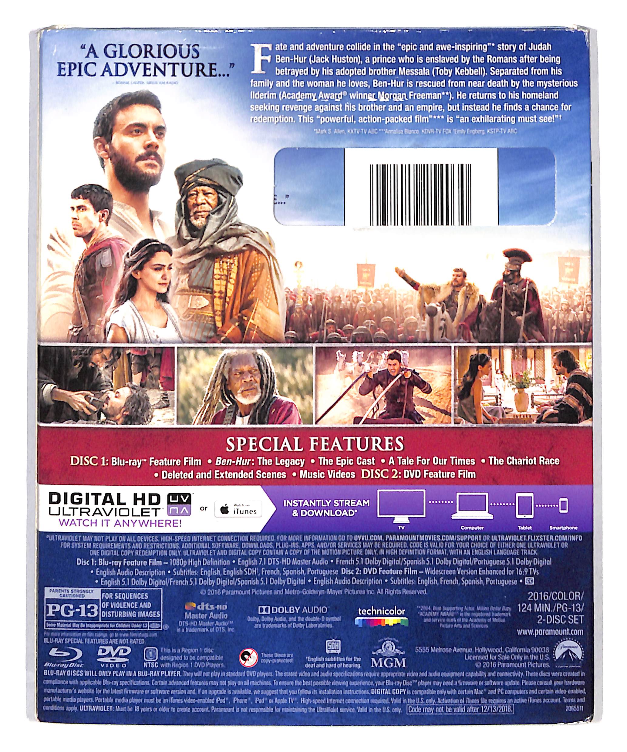 EBOND Ben-Hur Edizione: Stati Uniti + DVD BLURAY DB712947 - Image 2