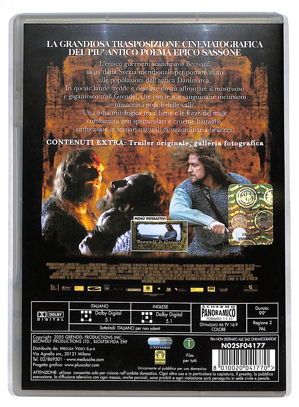 EBOND Beowulf & Grendel DVD DB740658 - Image 2